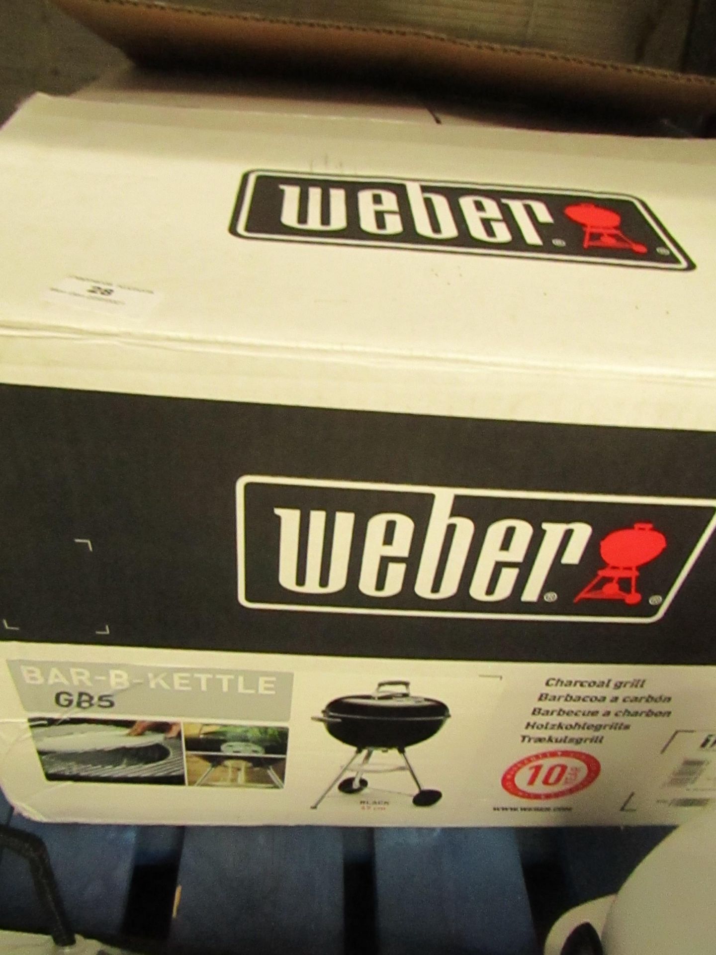 Weber - Bar-B-Kettle GBS - Charcoal Grill - Unchecked & Boxed.