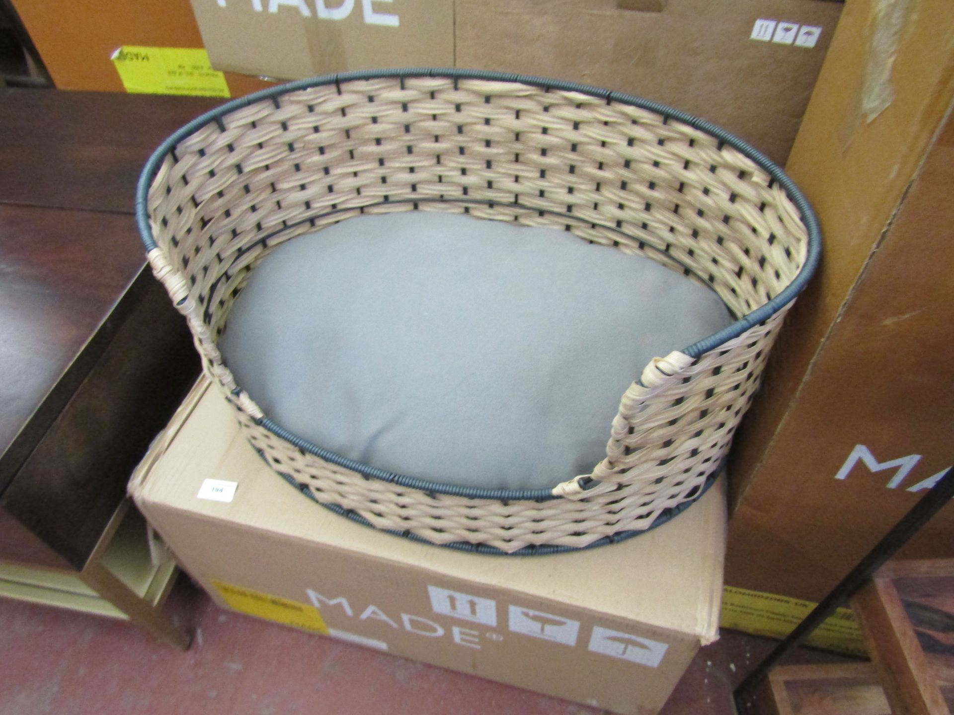 | 1x | MADE.COM OLI MEDIUM CAT BED | UNCHECKED AND BOXED | RRP CIRCA £69 |