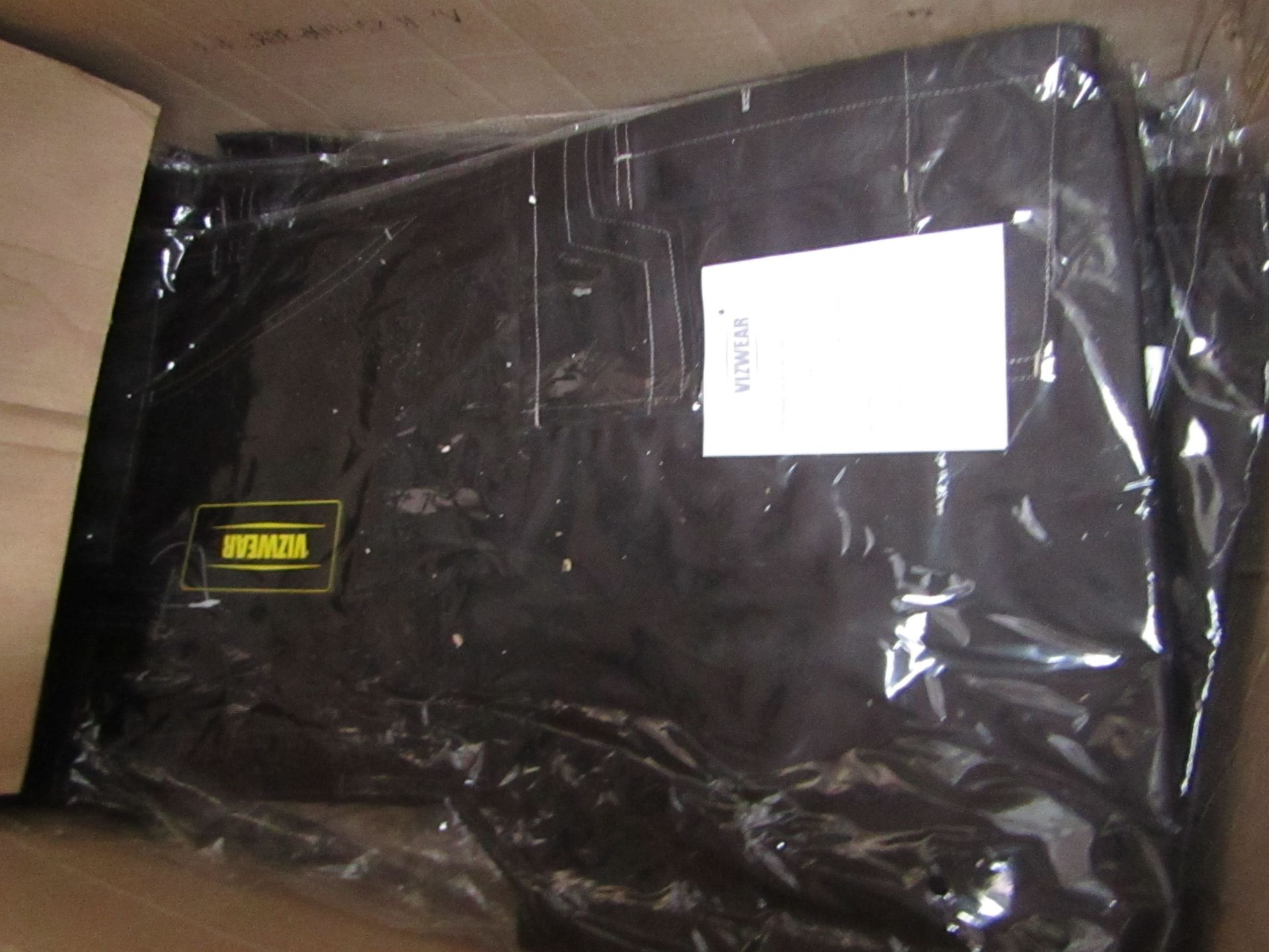 Vizwear - Actionline Work Trousers - Black - Size 46R - Unused & Packaged.