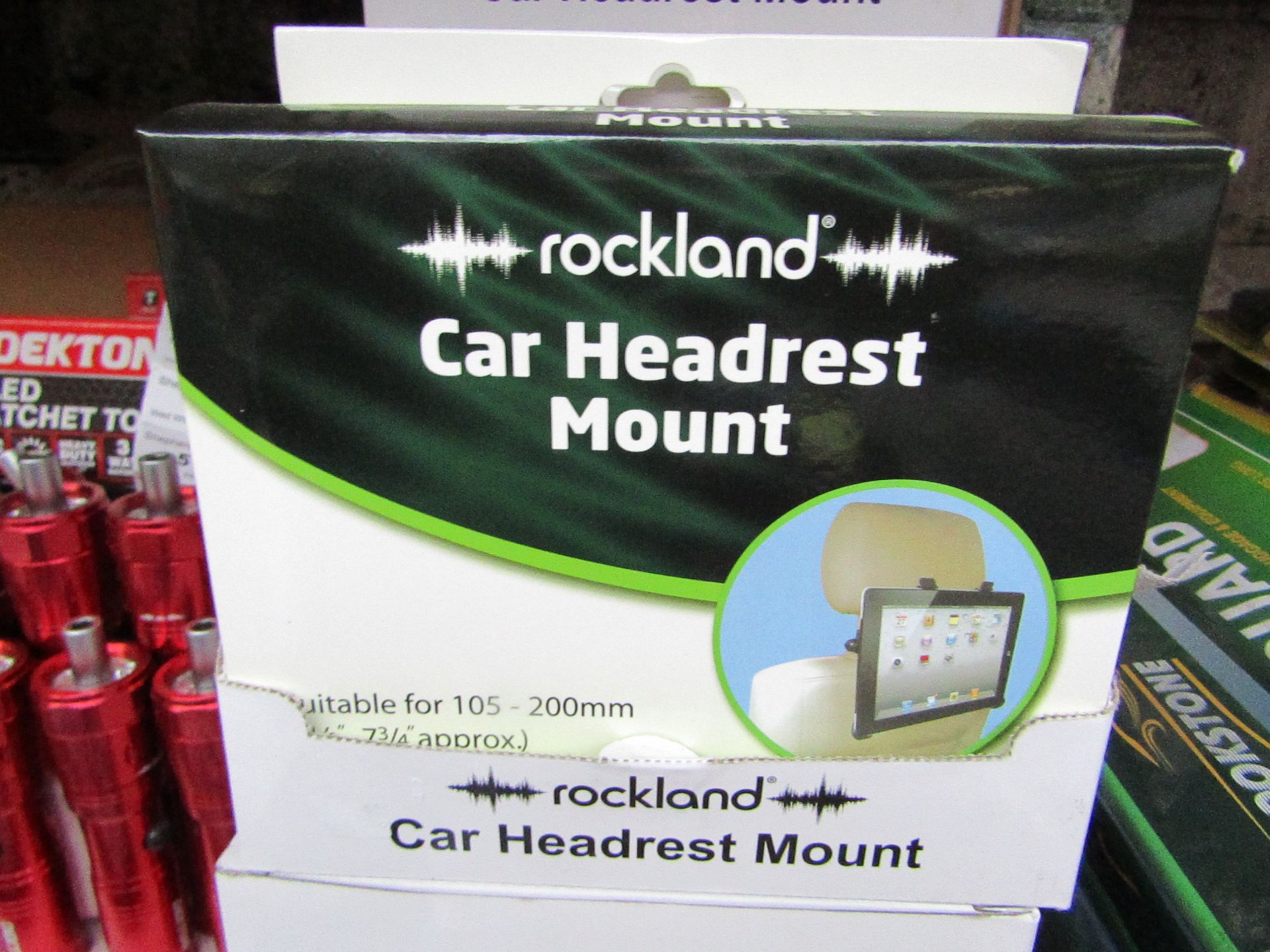 2x Rockland - Car Headrest Mount - New & Boxed.