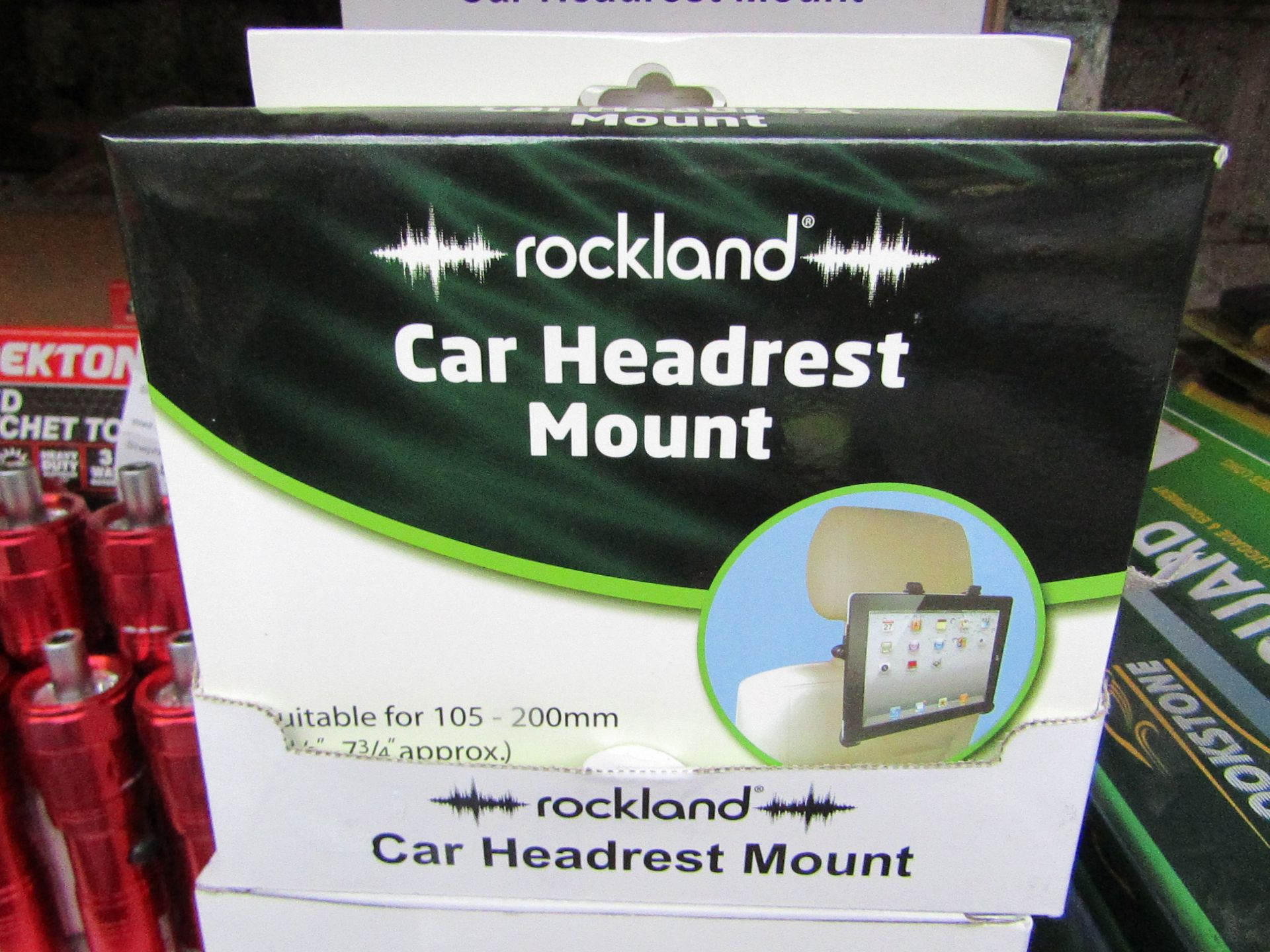 2x Rockland - Car Headrest Mount - New & Boxed.