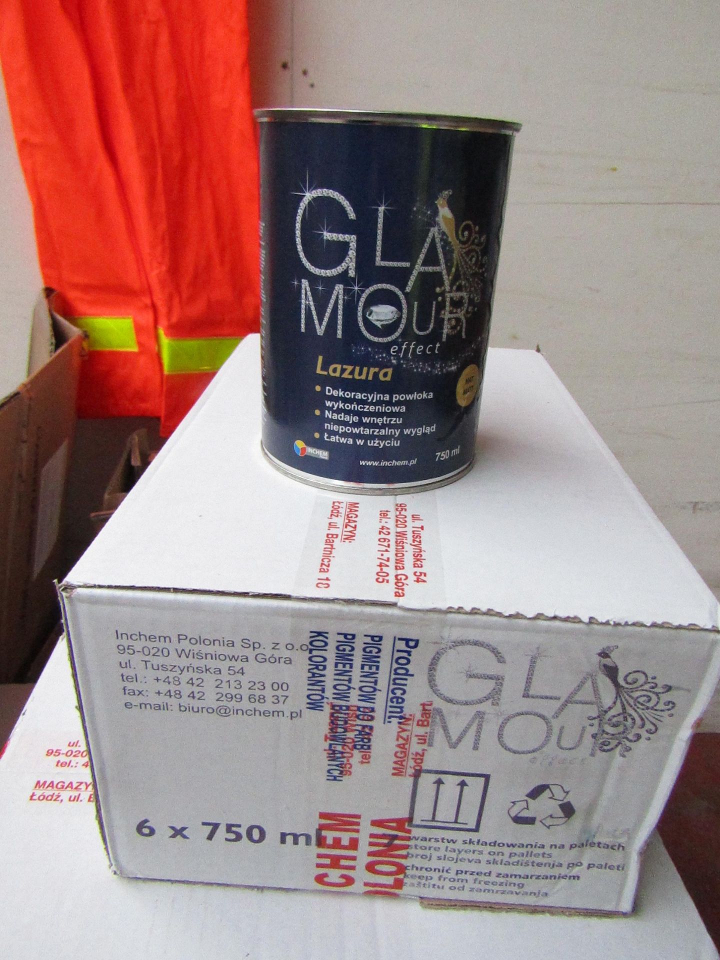 Glamour - Colourless Vanish Glaze (Matt) - ( 6 x 750ml ) - New & Boxed.