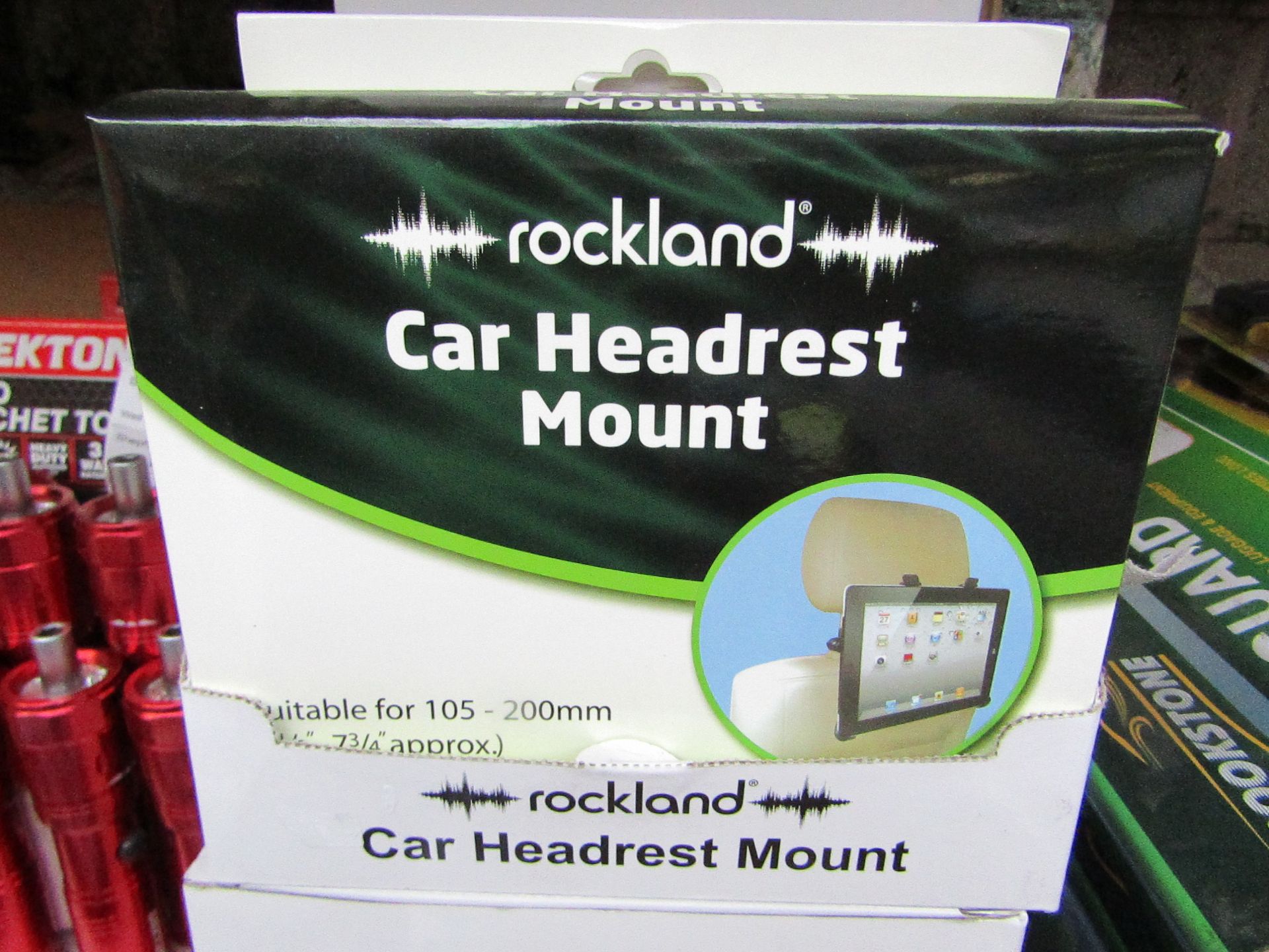 2x Rockland - Car Headrest Mount - New & Boxed.