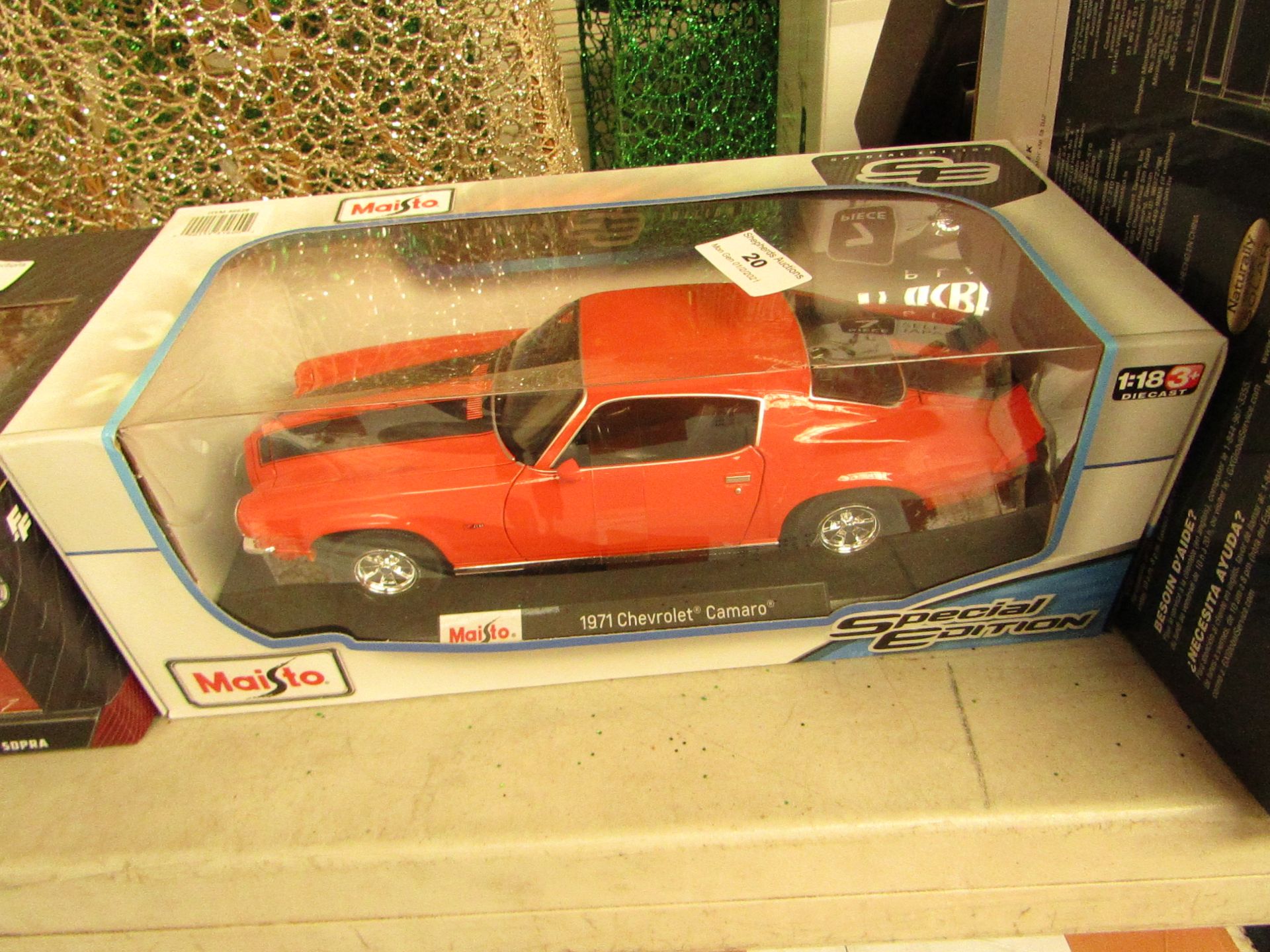 Maisto - Special Edition Die Cast 1971 Chevrolet Camaro - New & Packaged.