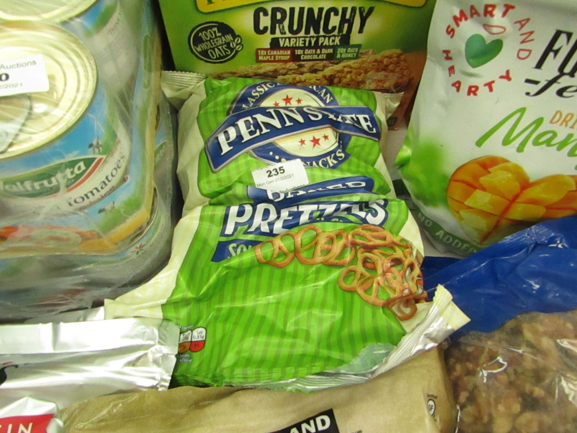 Classic American Penn State Snacks - Baked sour cream & chive Pretzels - 650g - Best before 08/