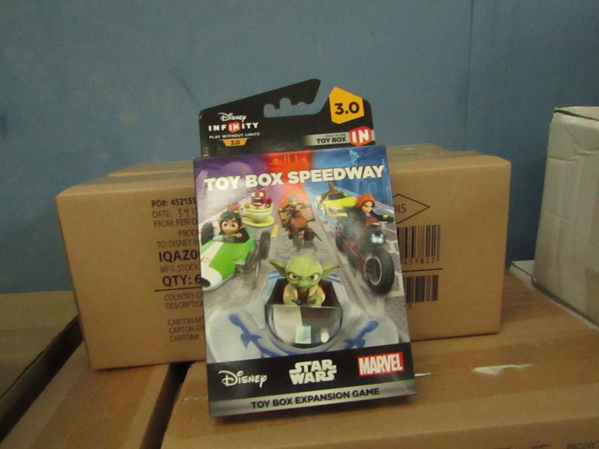 6x Disney - Infinity Toy Box Speedway Expansion Game - New & Boxed.