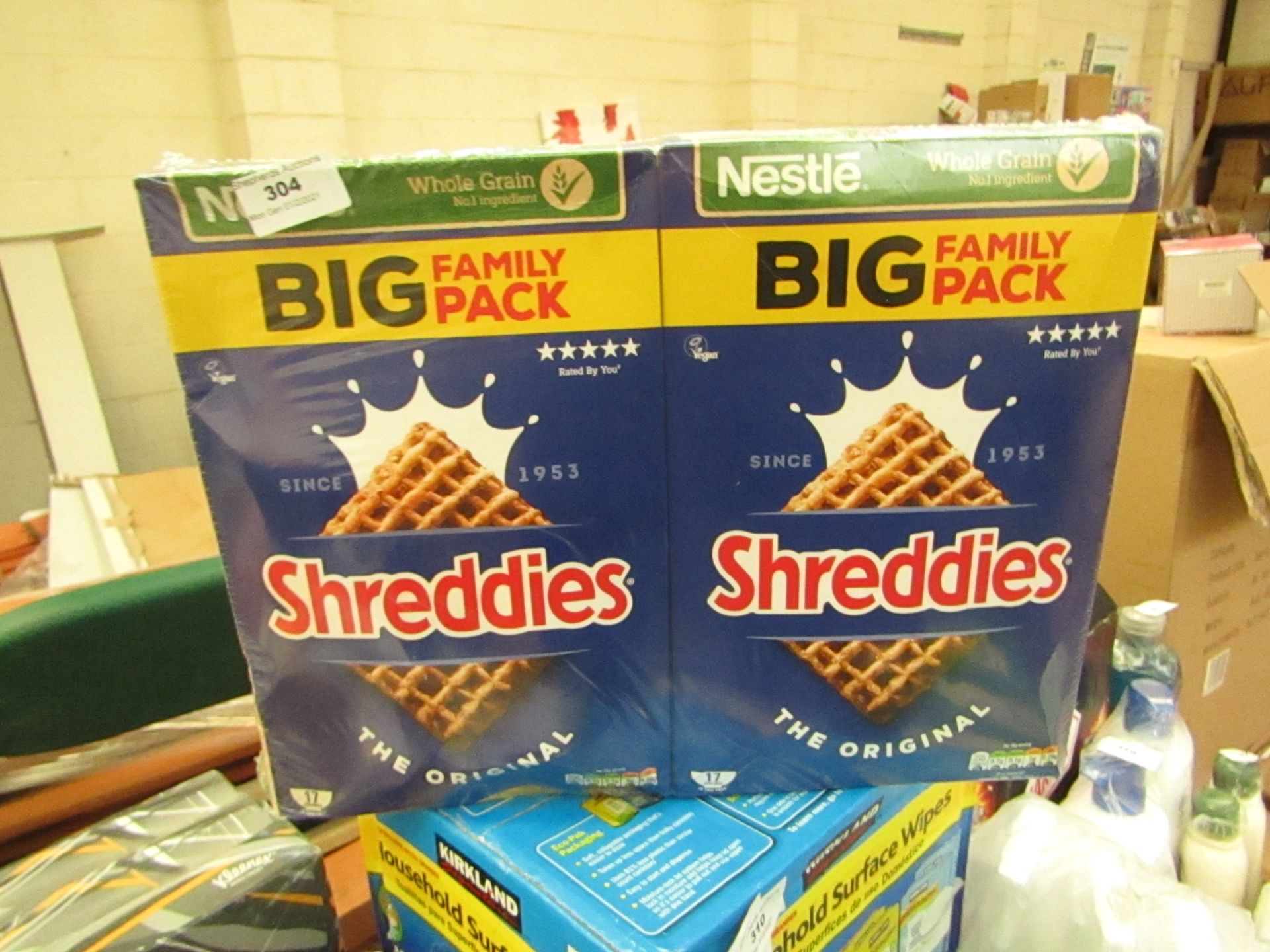 2x 700g Nestle - The original Shreddies Cereal - Best before 07/2021 - Unused & Packaged