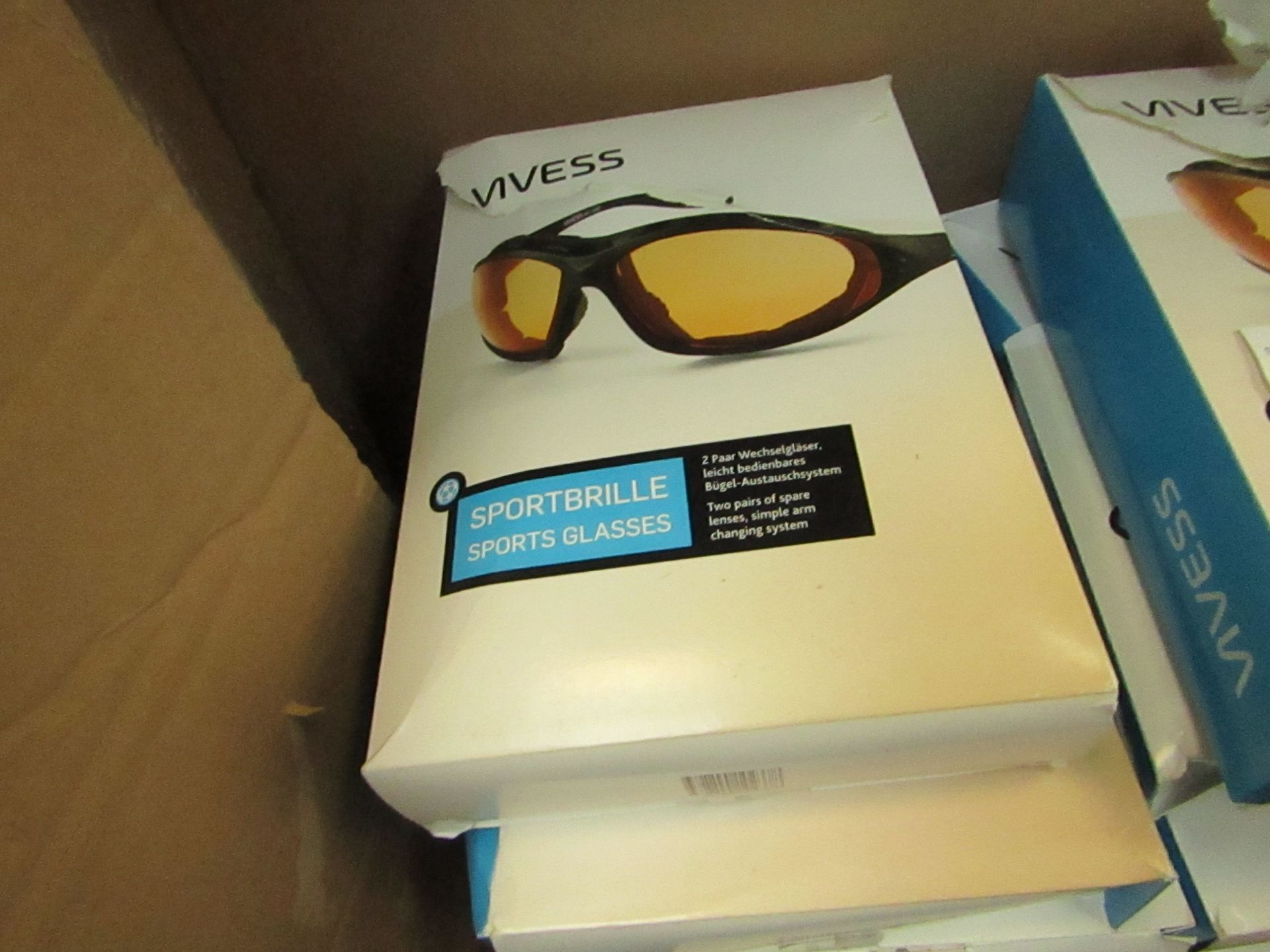 Vivess SportBrille Sports Glasses - New & Boxed (but may have damaged packaging)