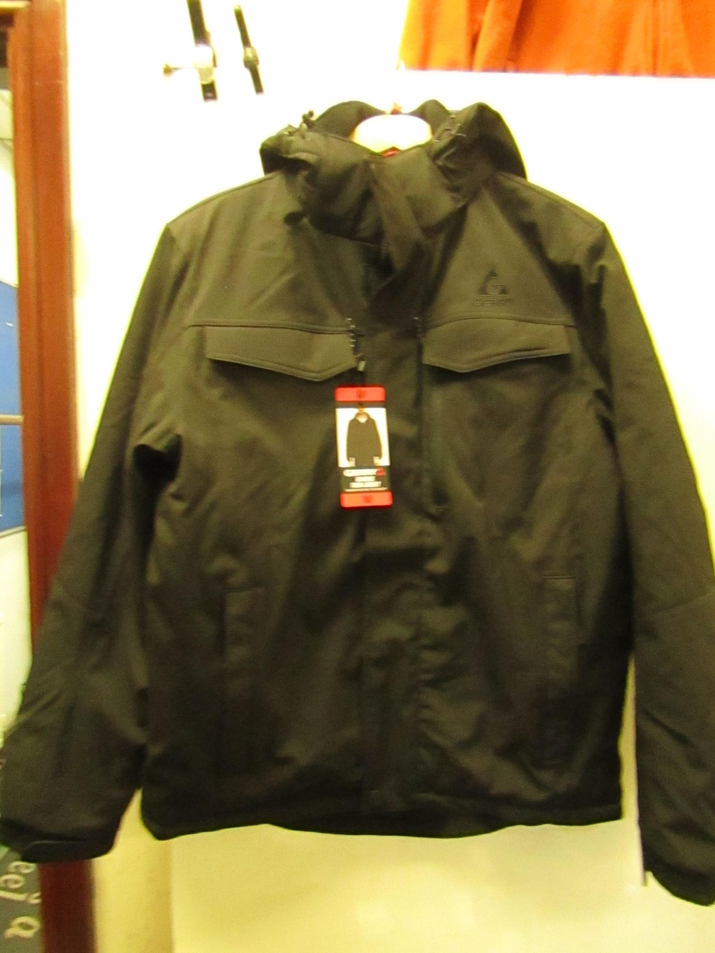 1 x Gerry Black Mens Nimbus Tech Jacket size M new with tag