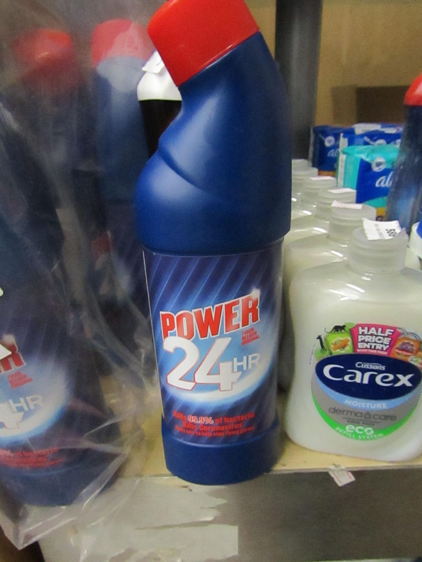 5x Power 24 hour Bleach (5x750ml) - Unused & Packaged