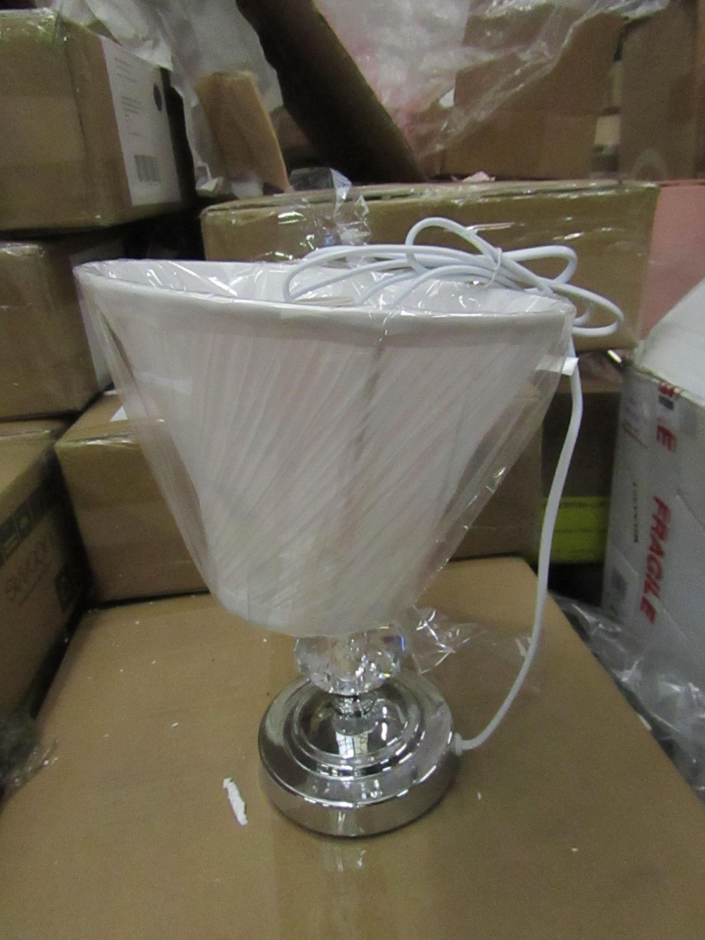 Jaglier touch table lamp, unchecked and boxed