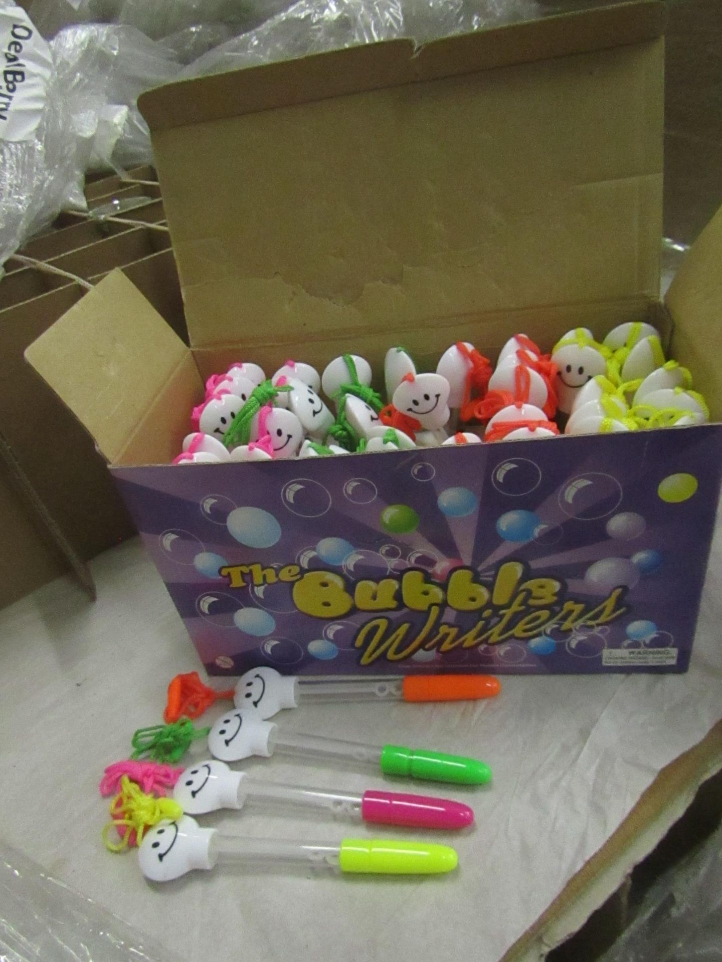 Box of 48x The Bubble Writers - New & Boxed.