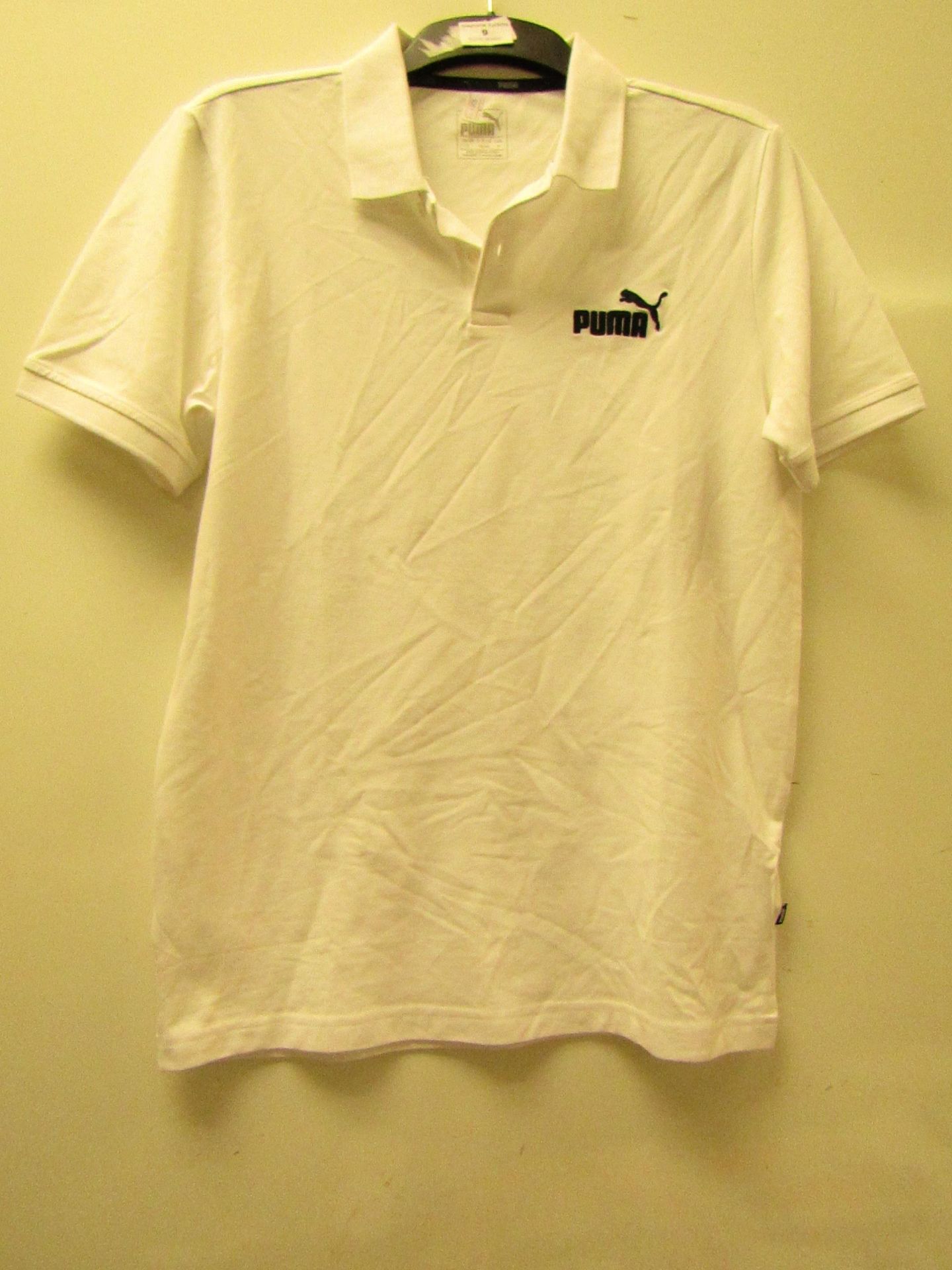 1 x Puma White Polo Shirt size S no tag (unused)