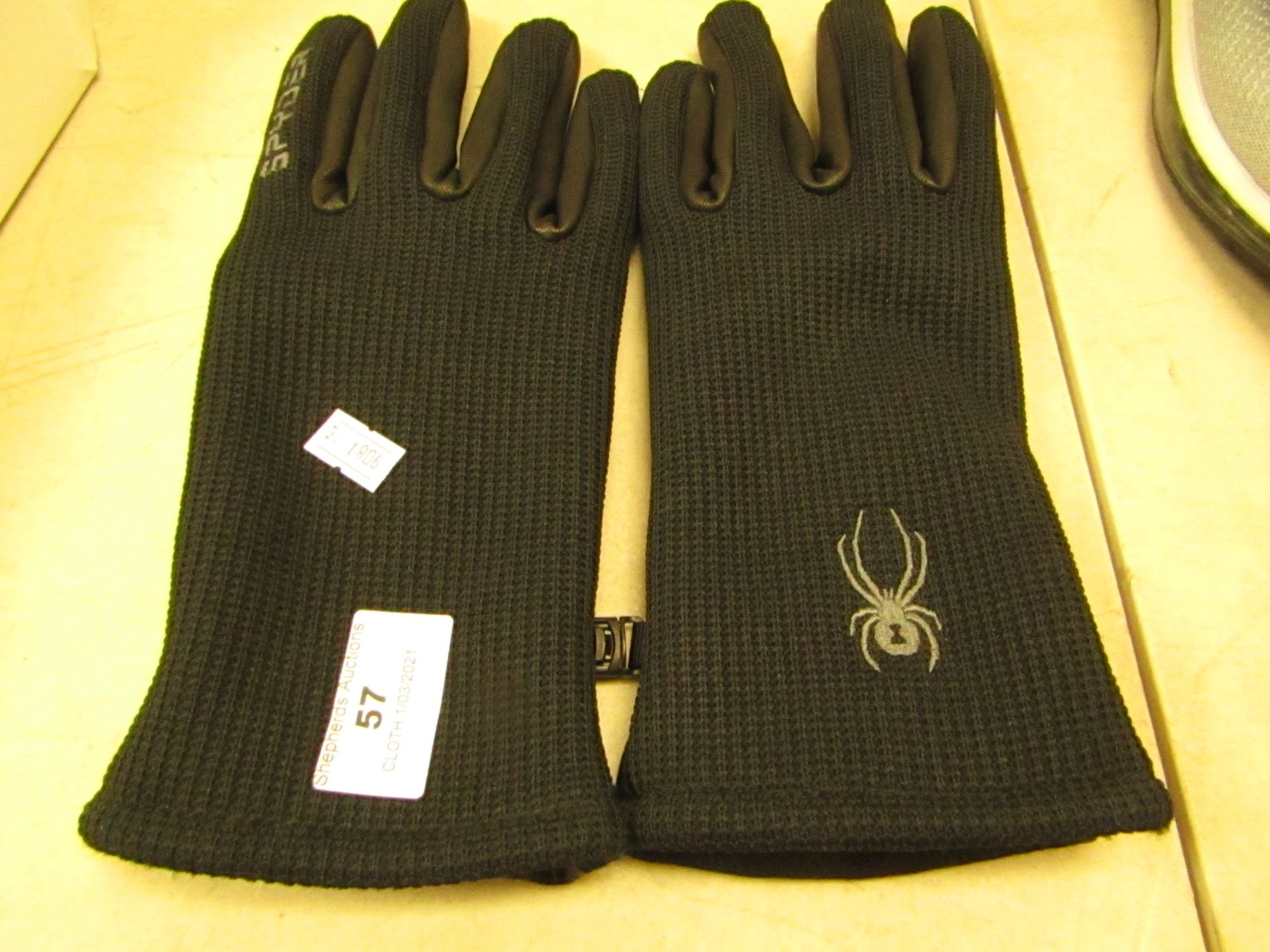 1 x pair of Spider Mens Gloves no packaging