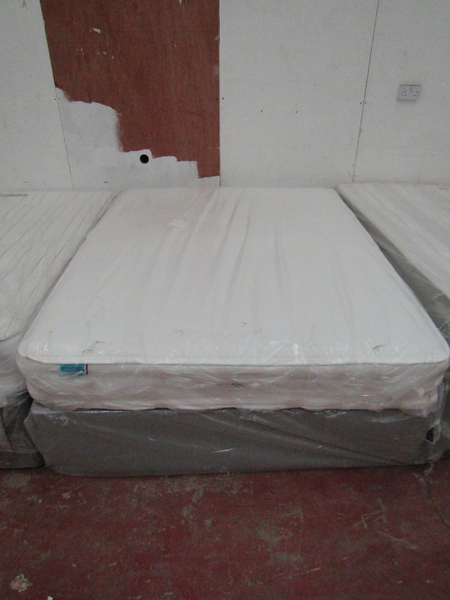 Sensa Form kingsize mattress with divan base, ex-display so item may contain a few marks etc.