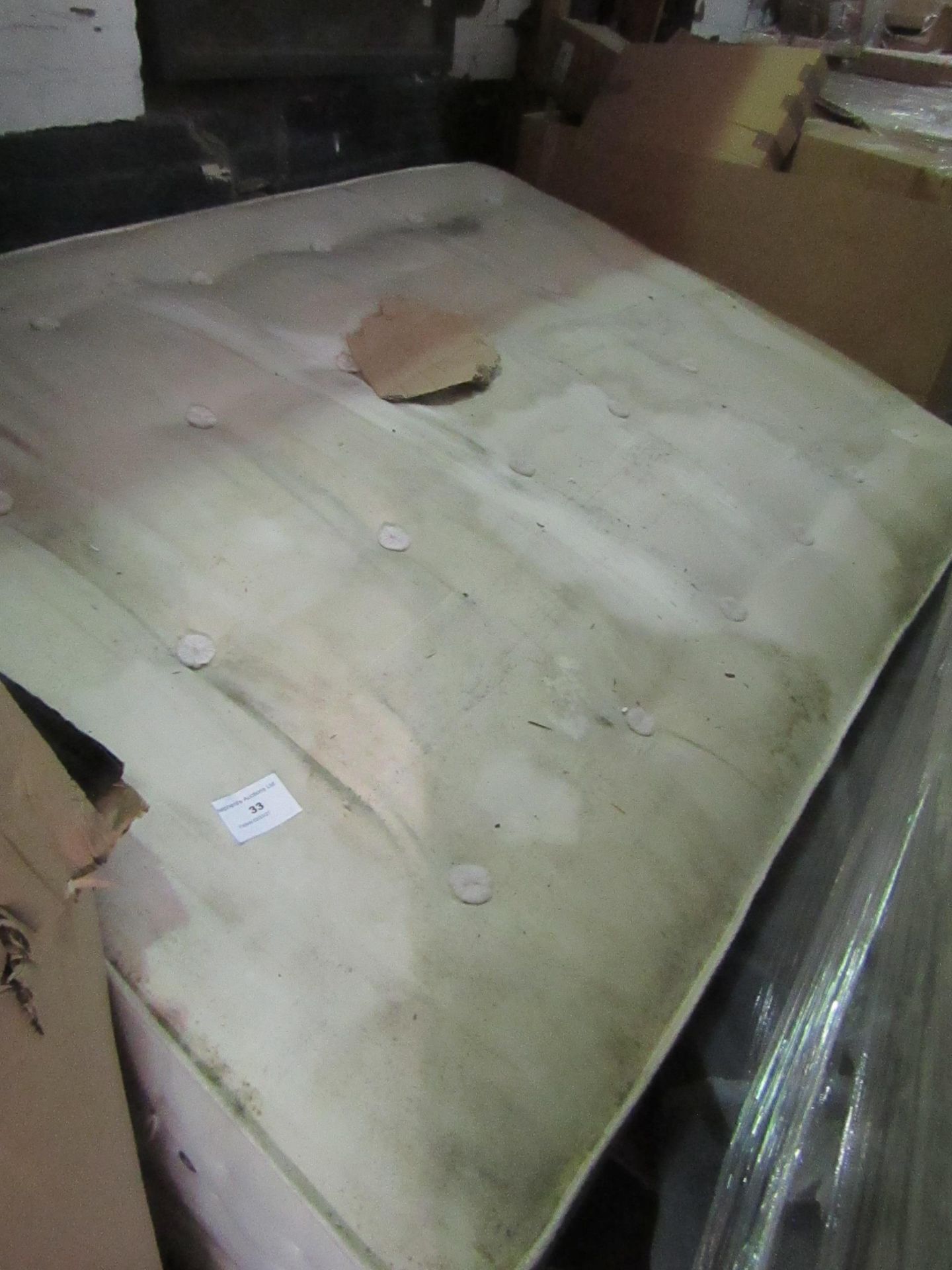 2x Swoon King Size mattresses, extremely dirty from being stored and dropped in a dirty warehouse