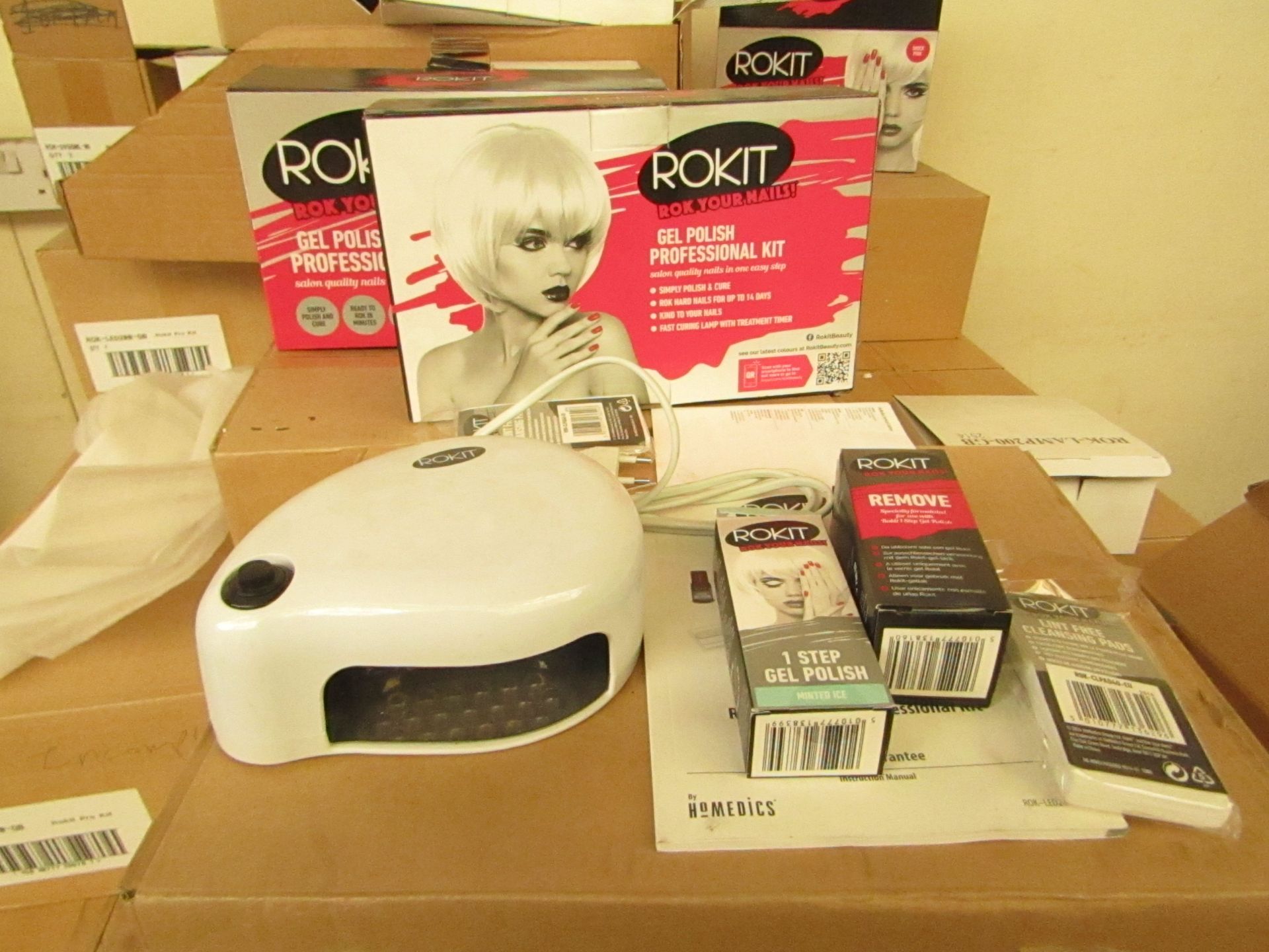 2 x ROKIT - Professional Gel Polish Kit - (Please Note These Sets Are Not Complete & May Be Missing