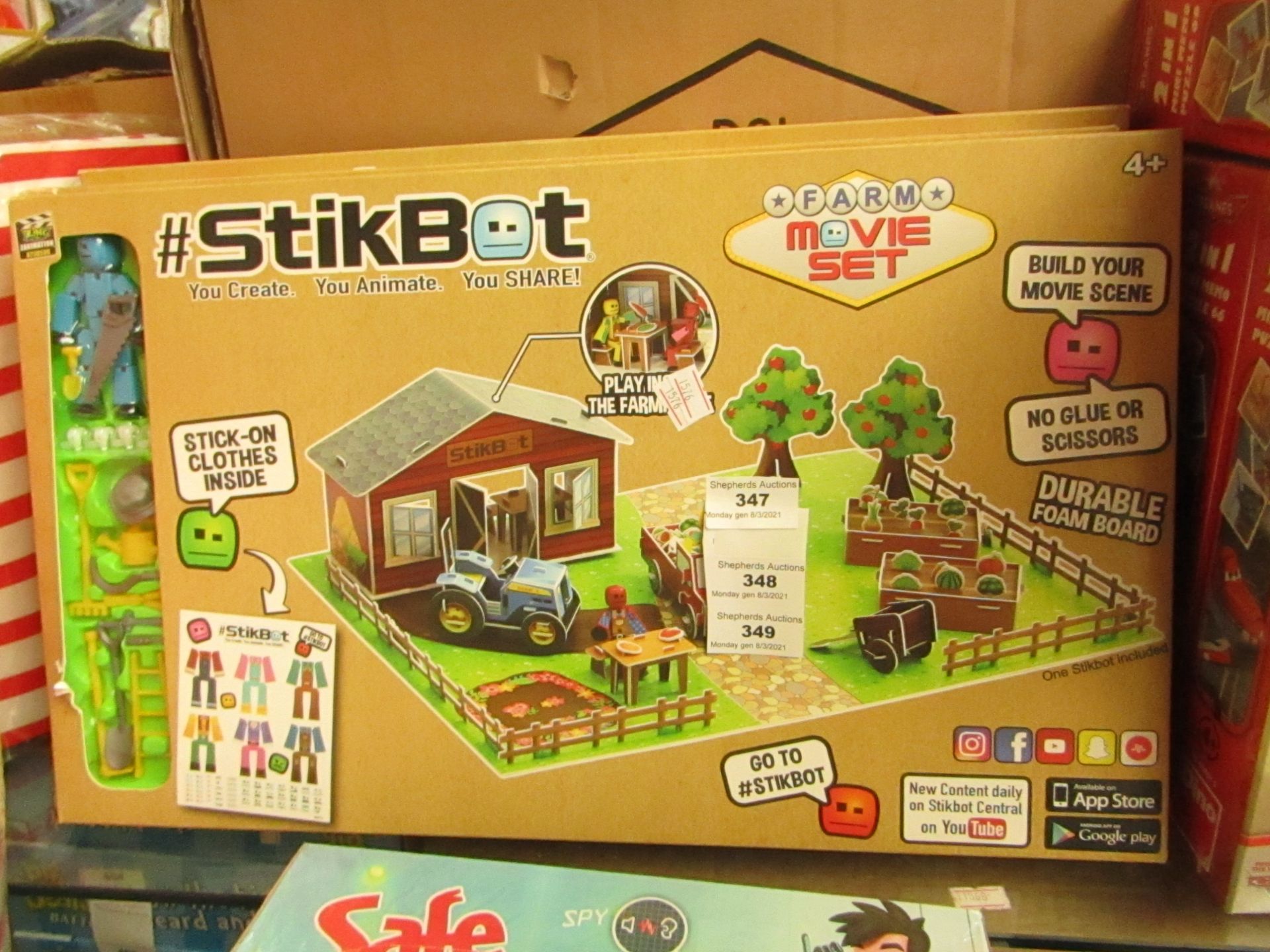 #Stikbot Farm Movie Set - Boxed & Unchecked