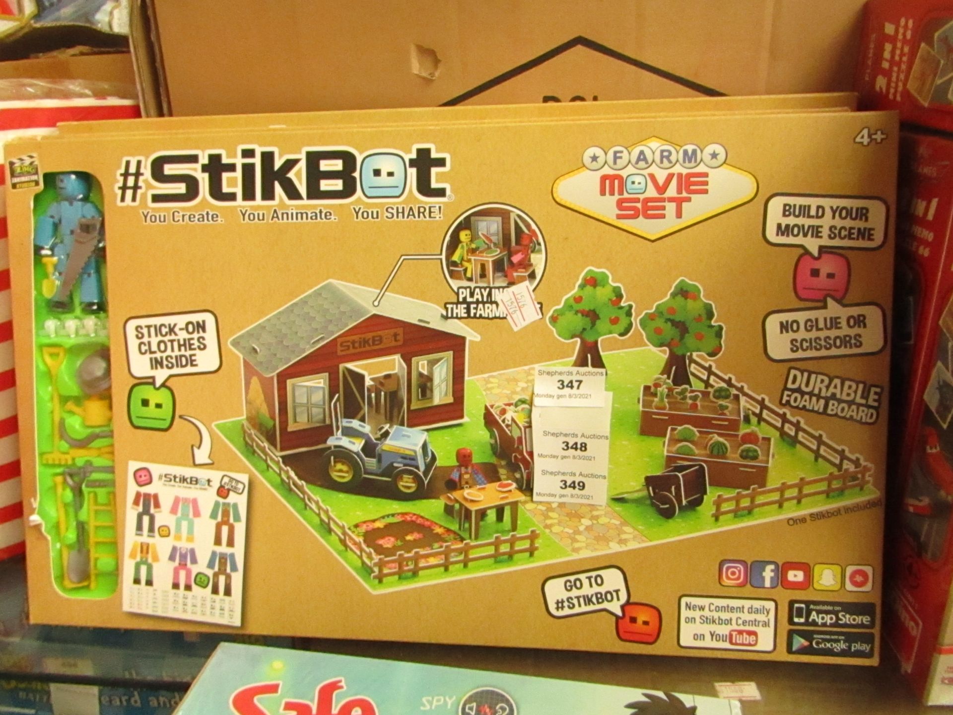 #Stikbot Farm Movie Set - Boxed & Unchecked