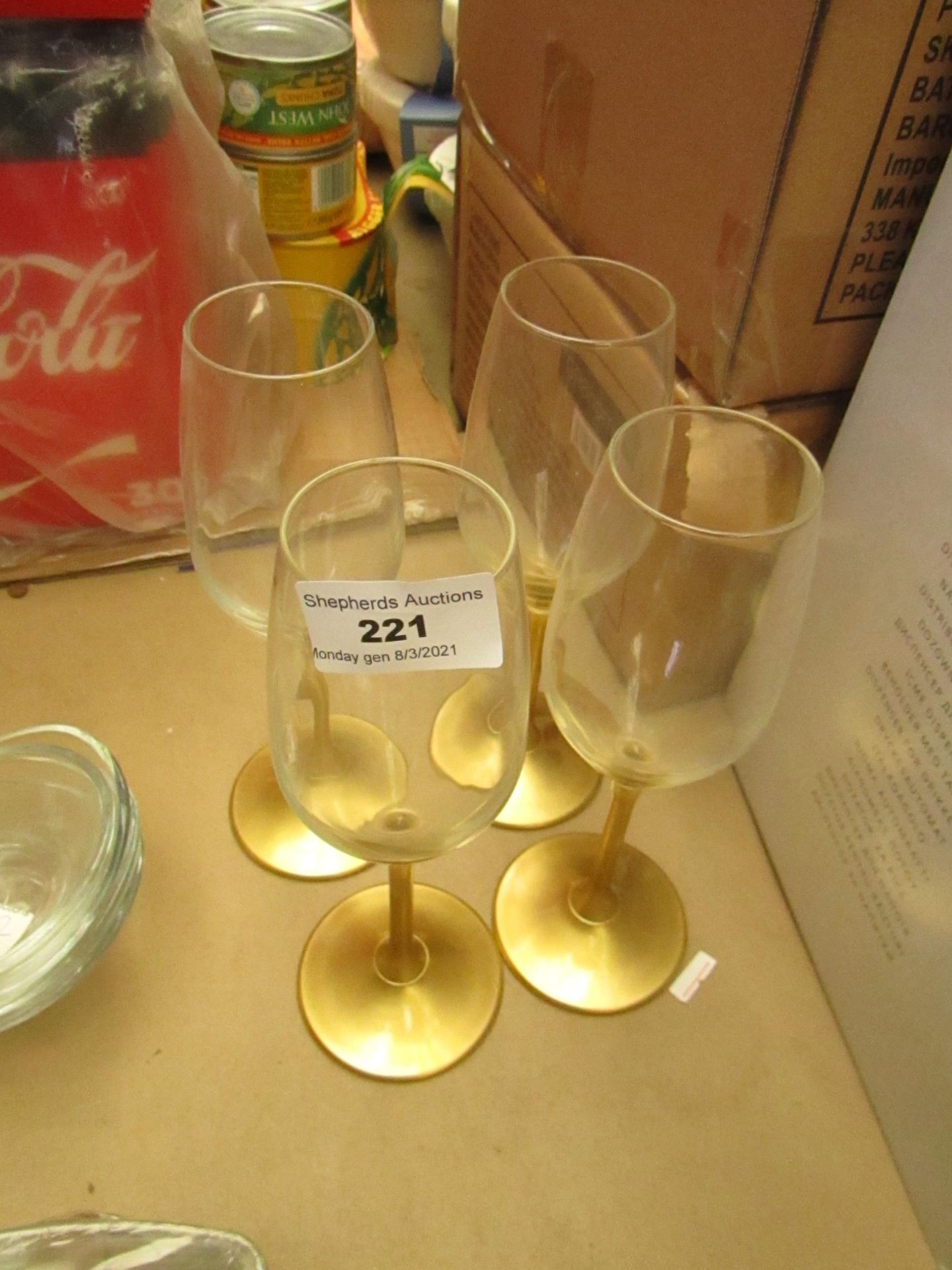 4 x Champagne Glasses