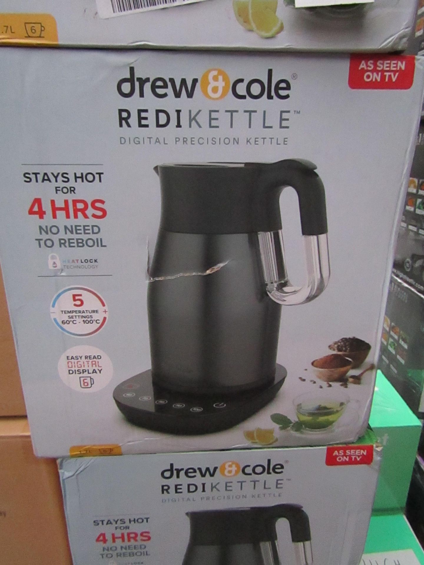 | 7X | DREW AND COLE REDI KETTLE | UNCHECKED AND BOXED | NO ONLINE RESALE | SKU C5060541513587 | RRP