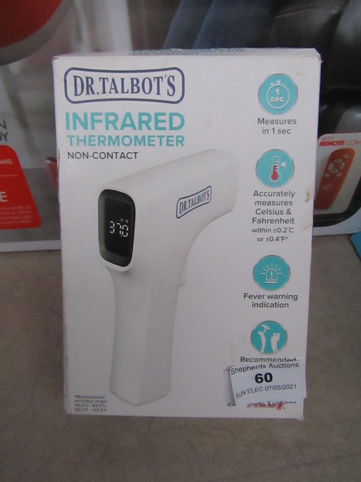 Dr. Talbots - Infrared Thermometer (Non-Contact) - Untested & Boxed.