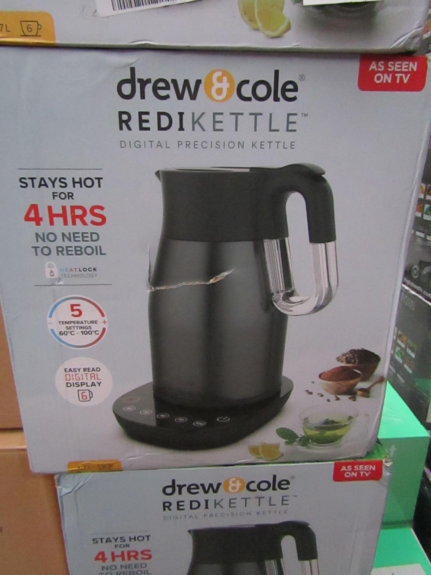 | 7X | DREW AND COLE REDI KETTLE | UNCHECKED AND BOXED | NO ONLINE RESALE | SKU C5060541513587 | RRP