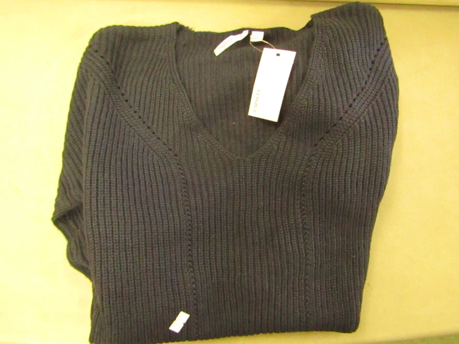 Capsule Ladies Navy Jumper Size S New With Tags