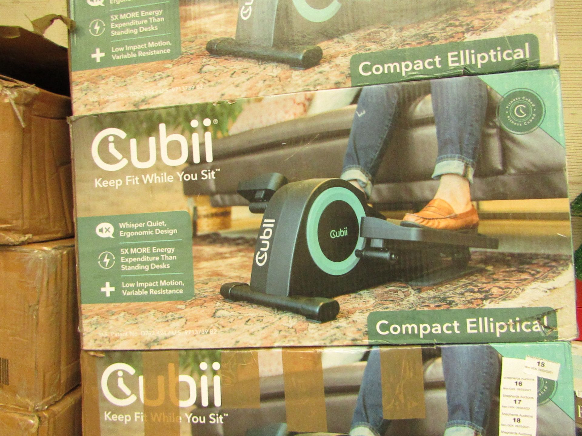 |1x | CUBII UNDER DESK ELLITICAL WORK OUT | NO ONLINE RESALE | UNCHECKED & BOXED | SKU F3A2-203-0316