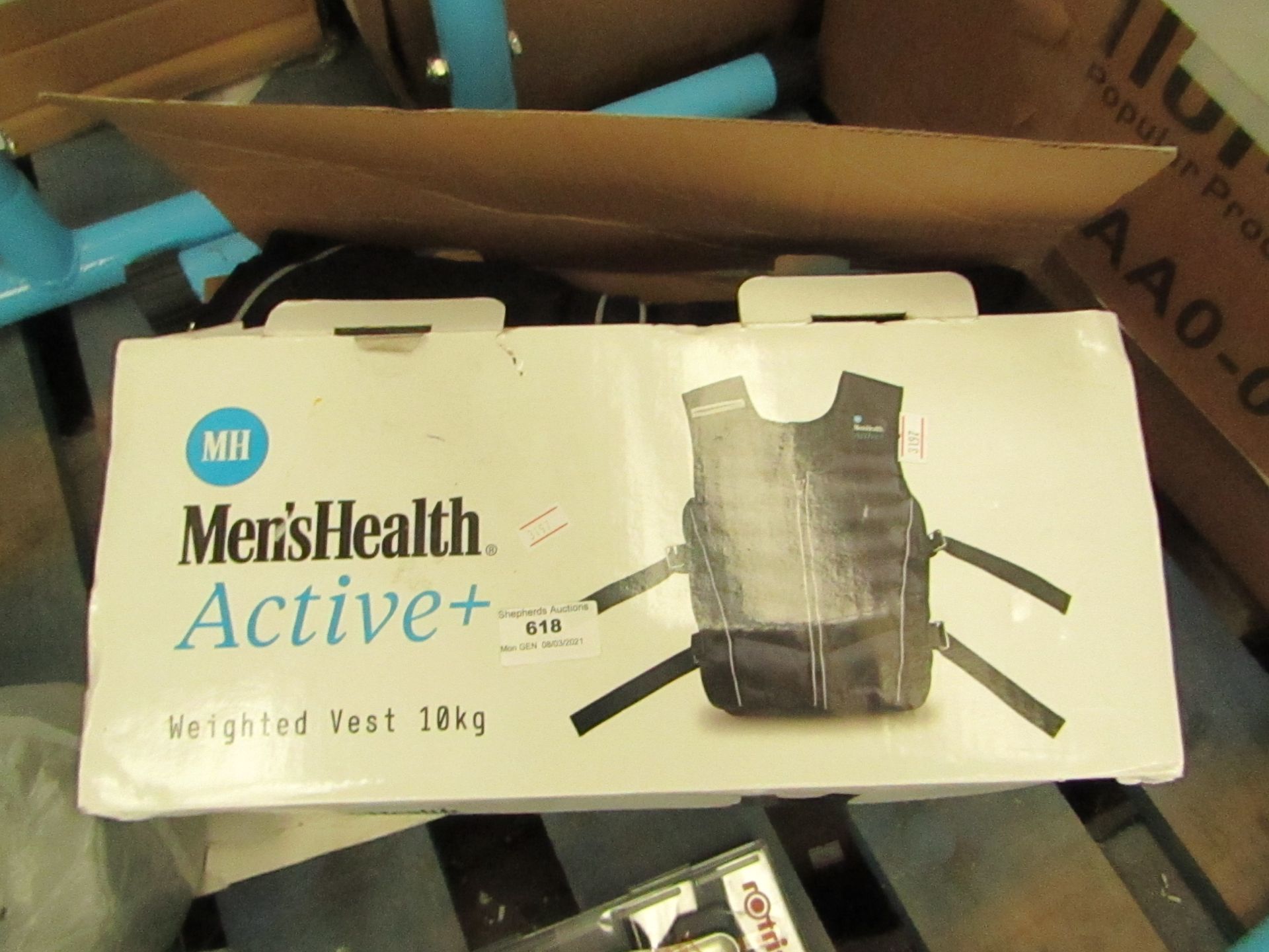 Mens Health - Active+ Weighted Vest (10 KG) - Good Condition & Boxed.