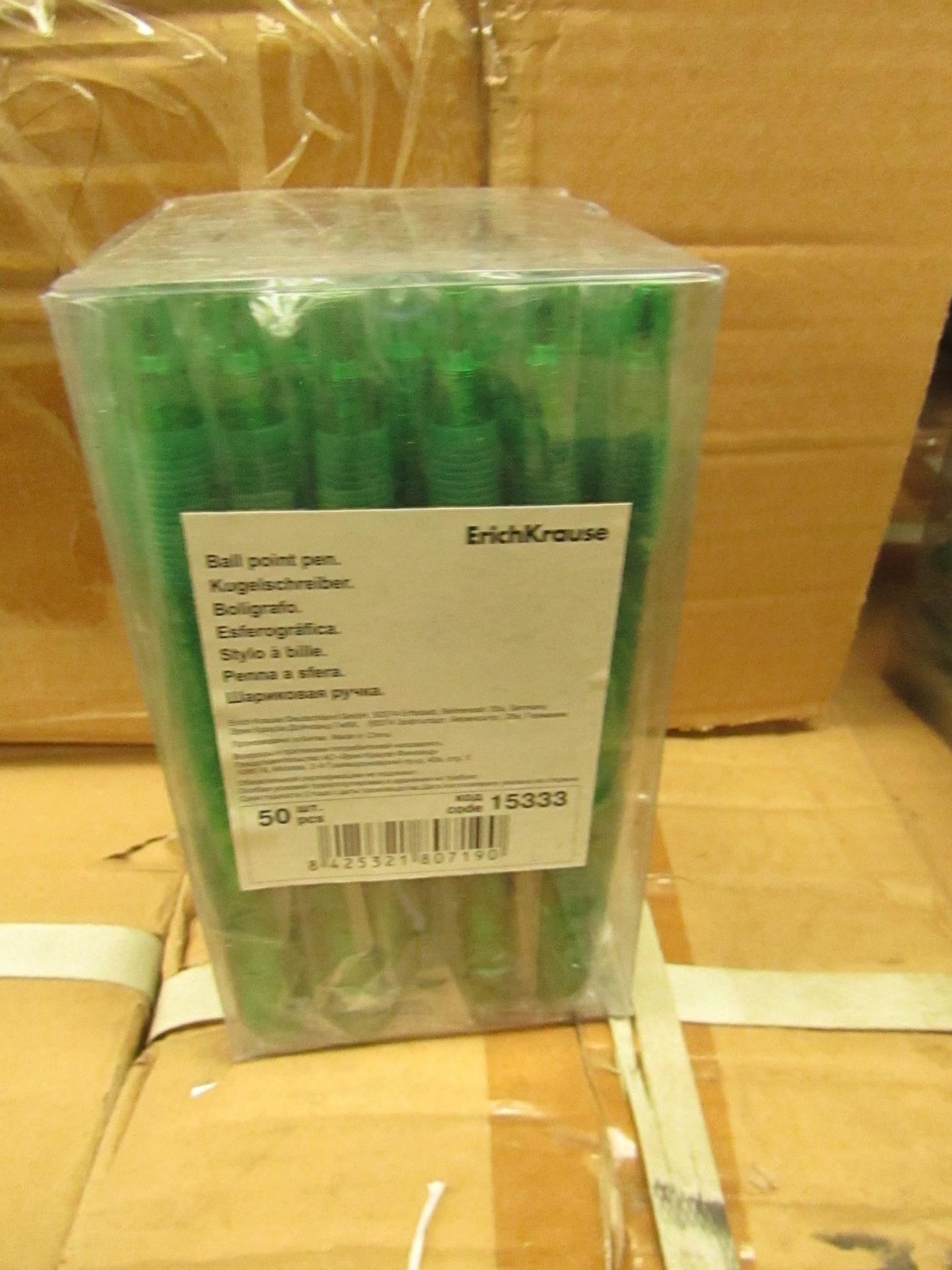 Pack of 50 ErichKrause Ball point pens, New & Boxed