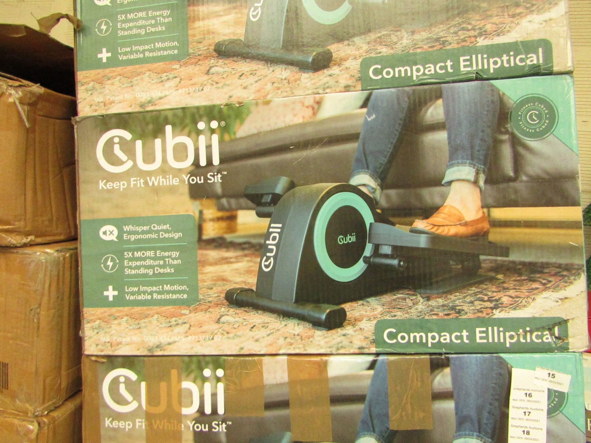 |1x | CUBII UNDER DESK ELLITICAL WORK OUT | NO ONLINE RESALE | UNCHECKED & BOXED | SKU F3A2-203-0316