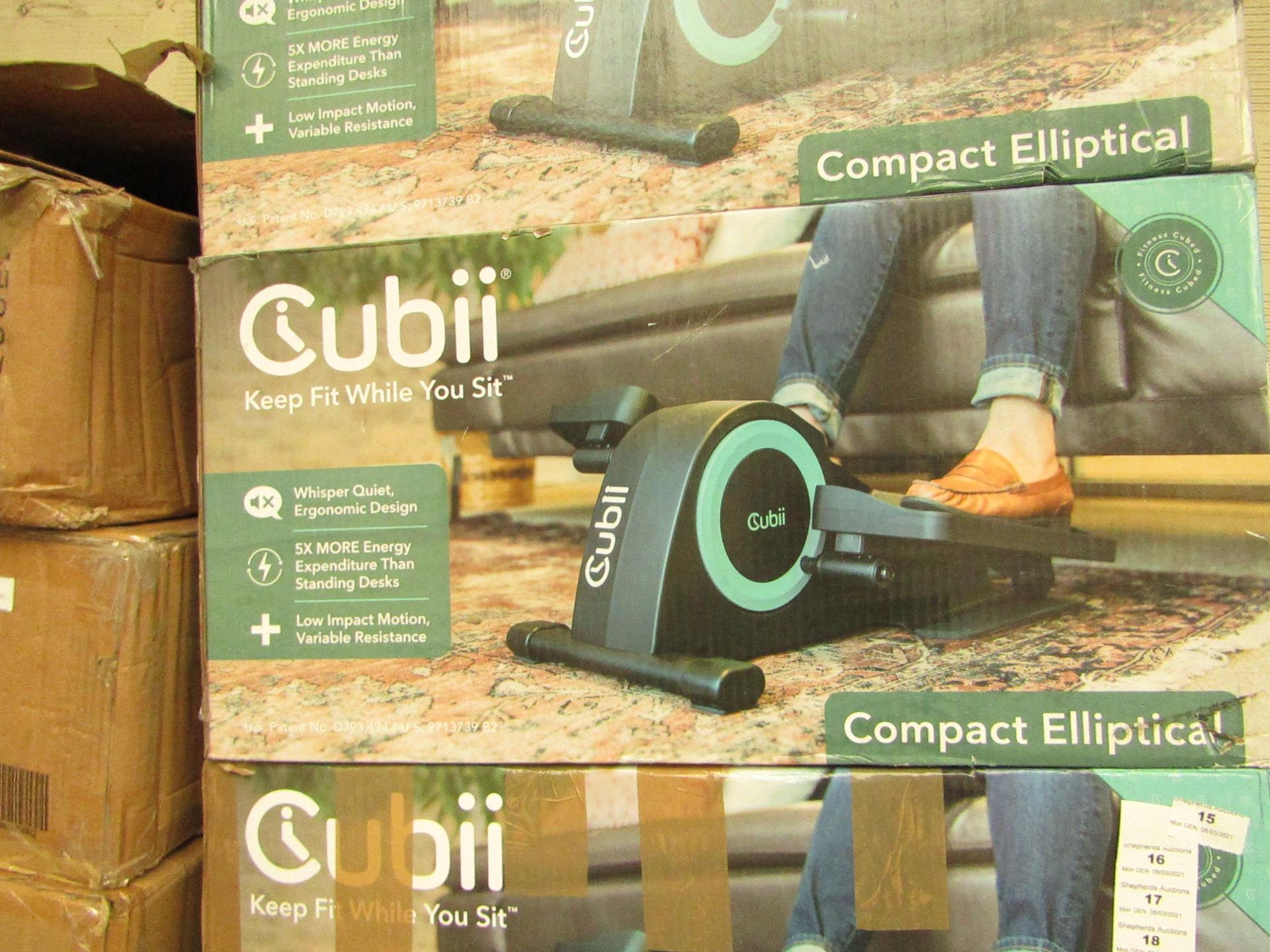 |1x | CUBII UNDER DESK ELLITICAL WORK OUT | NO ONLINE RESALE | UNCHECKED & BOXED | SKU F3A2-203-0316