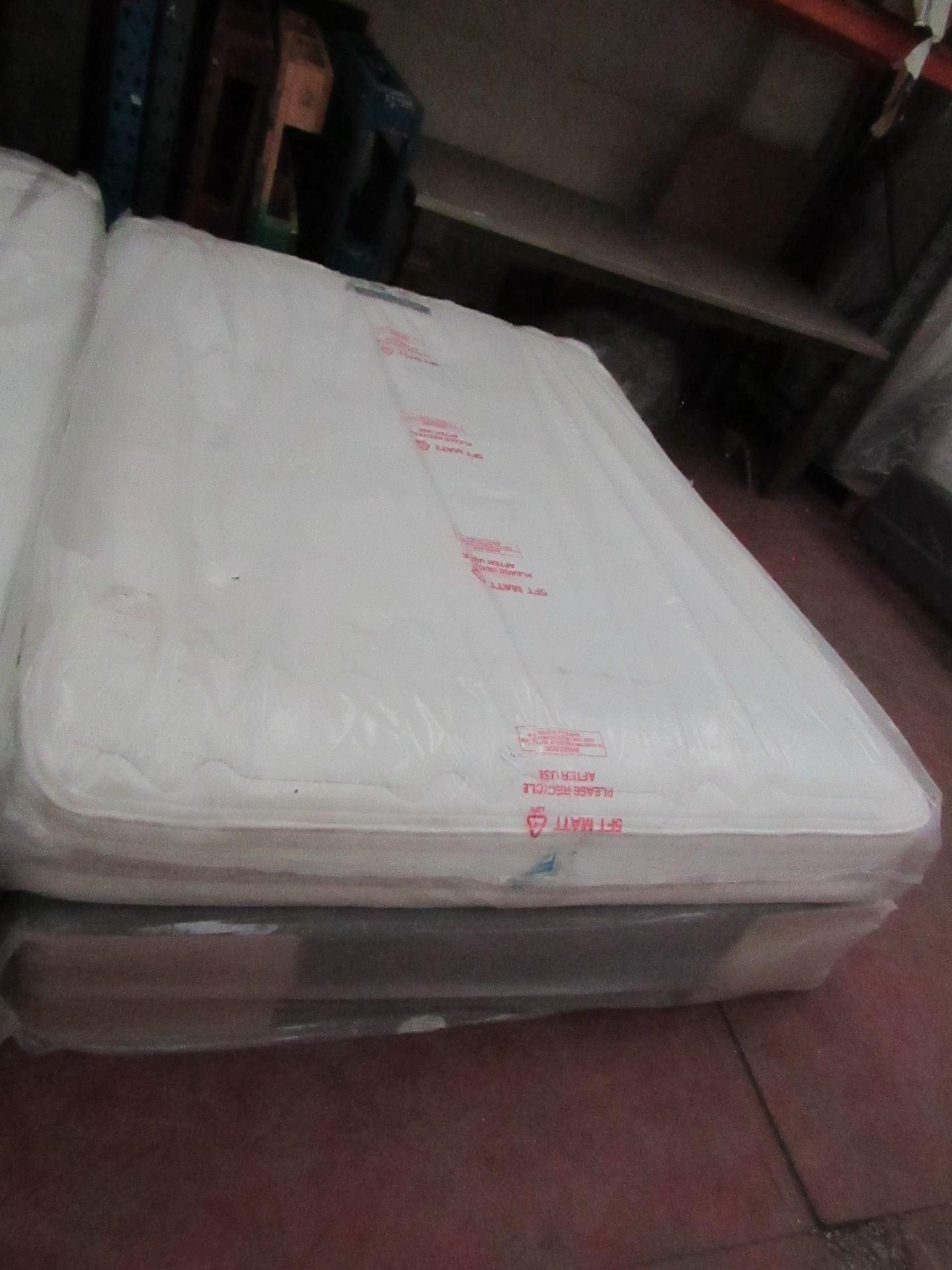 Silent night Kingsize mattress with divan base, ex-display so item may contain a few marks etc.