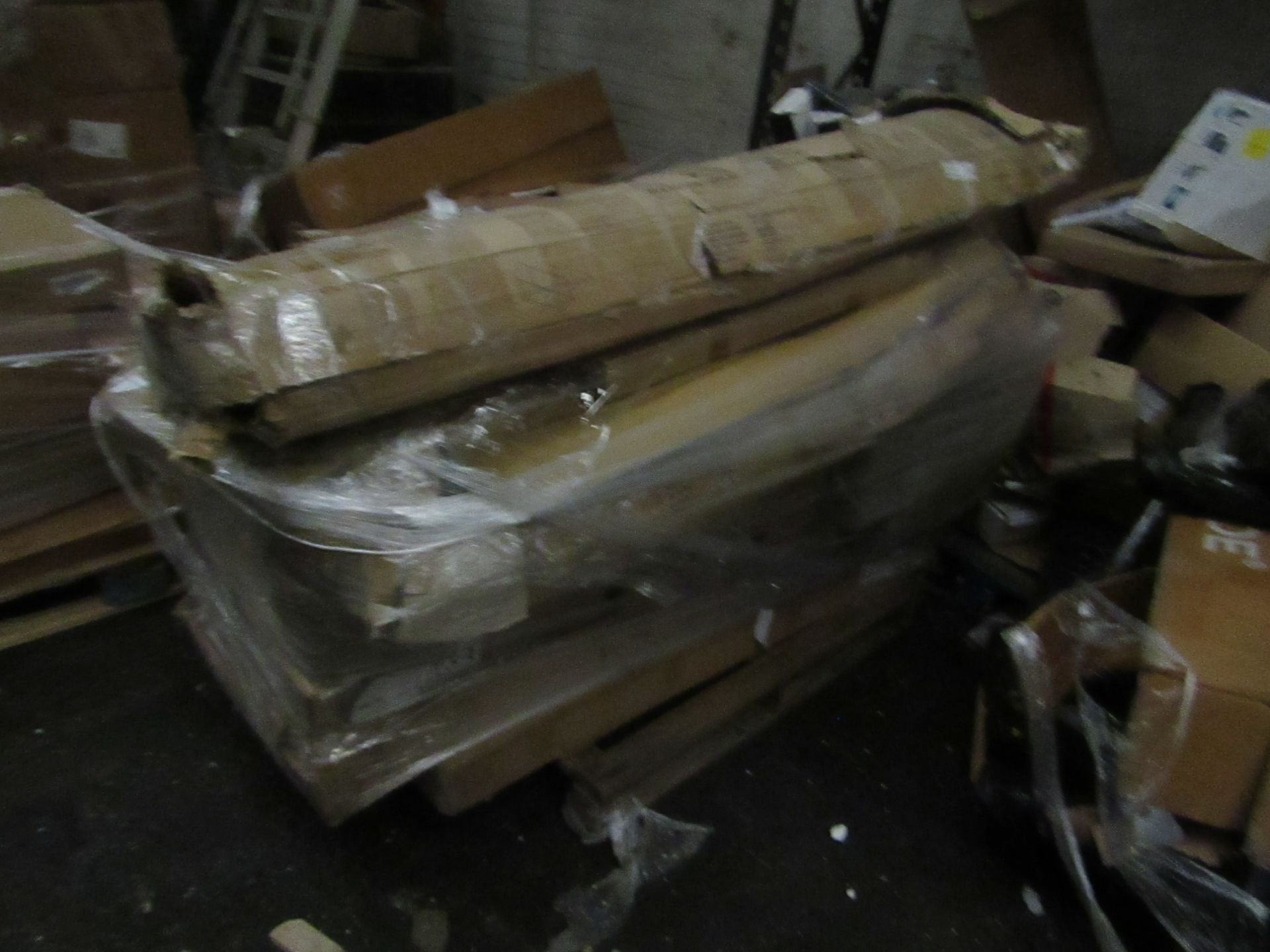 | 1X | PALLET OF RAW CUSTOMER FLAT PACK FURNITURE, STOCK UNMANIFESTED, WE HAVE NO IDEA WHAT IS ON