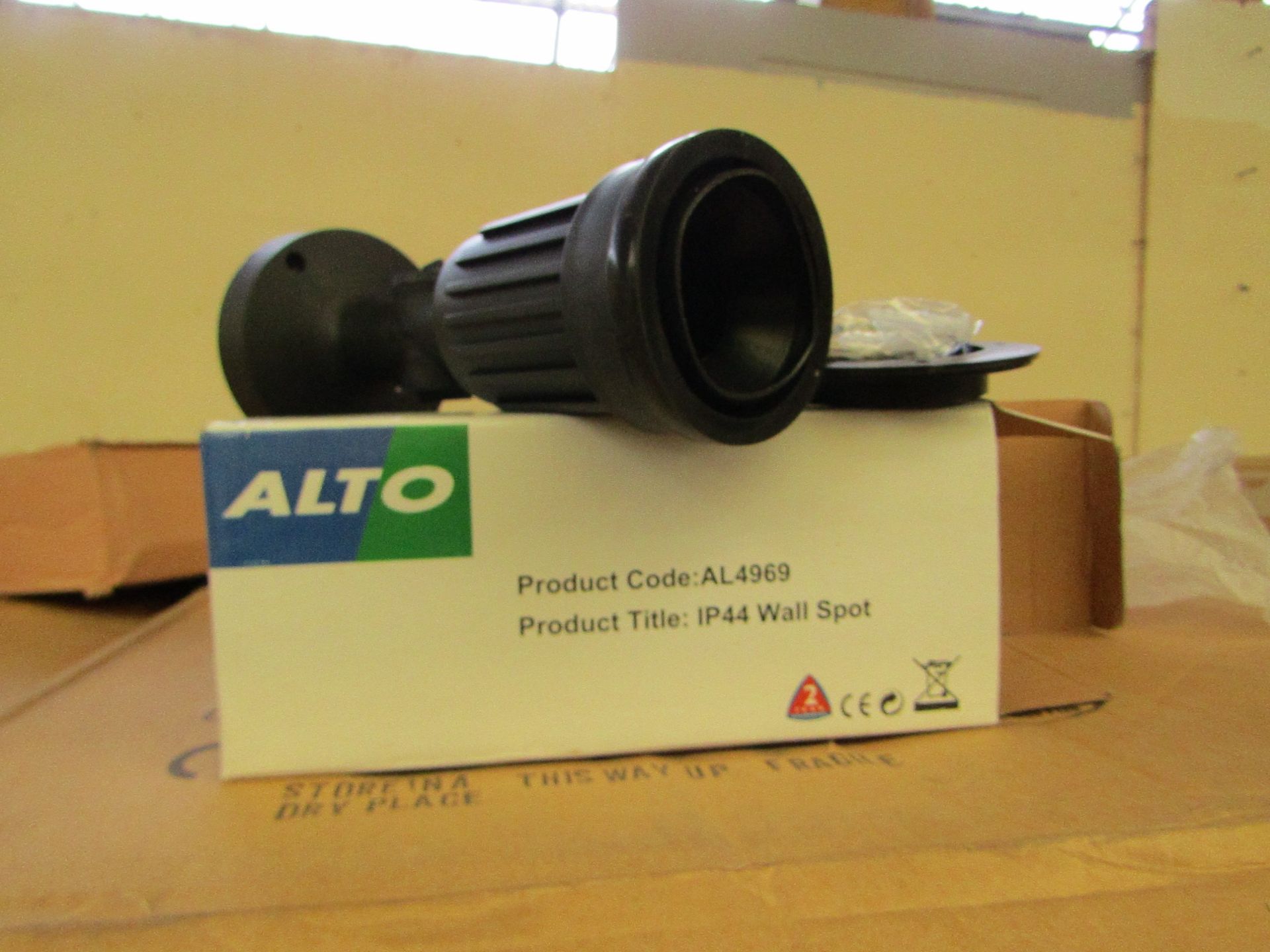 4 x Alto - Outdoor IP44 Wall Spot Light Suitable for Highligthing  Garden, Patio, etc adjustable &
