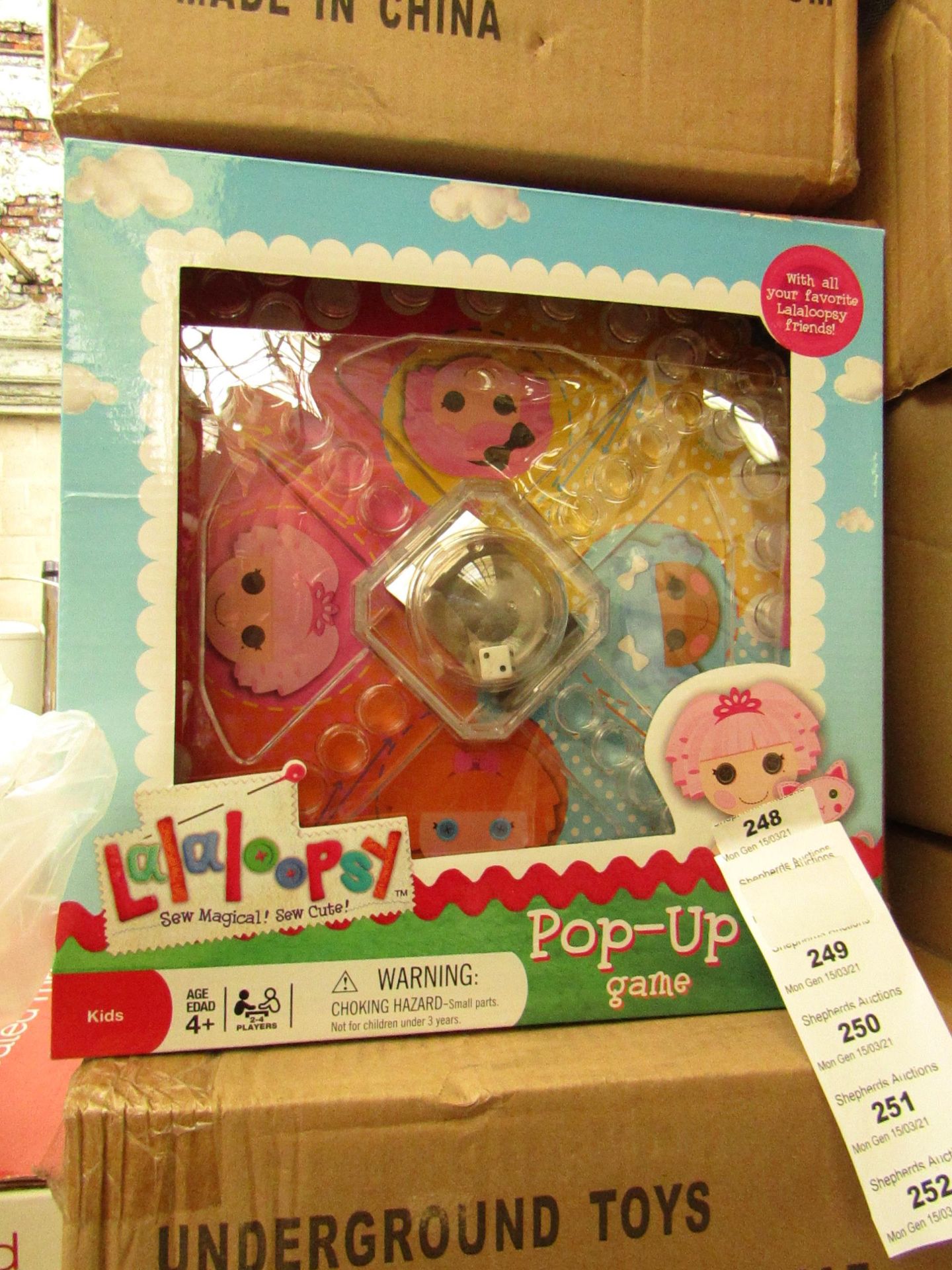 2 x Lalaloopsy Pop Up Game RRP £12.99 Each on Ebay - New & Packaged