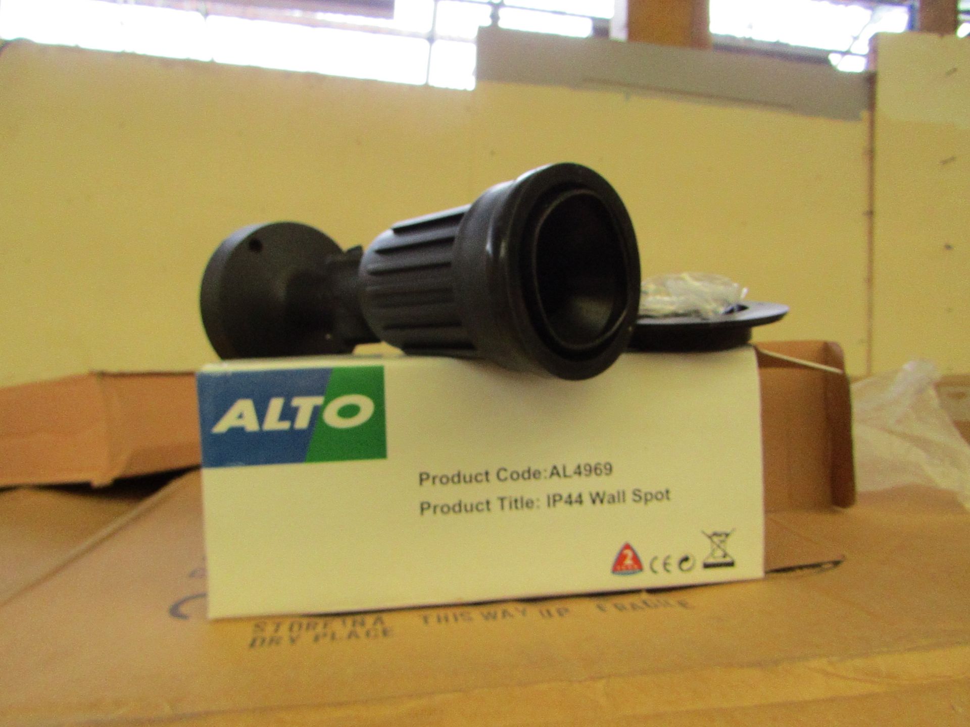 4 x Alto - Outdoor IP44 Wall Spot Light Suitable for Highligthing  Garden, Patio, etc adjustable &