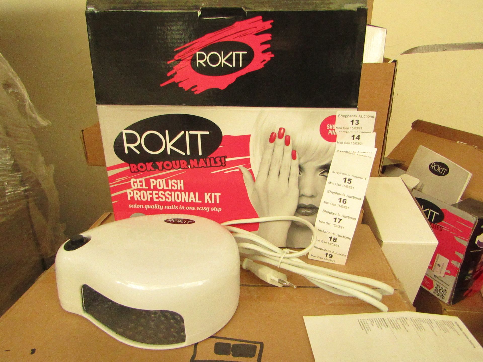 2 x ROKIT - Professional Gel Polish Kit - (Please Note These Sets Are Not Complete & May Be