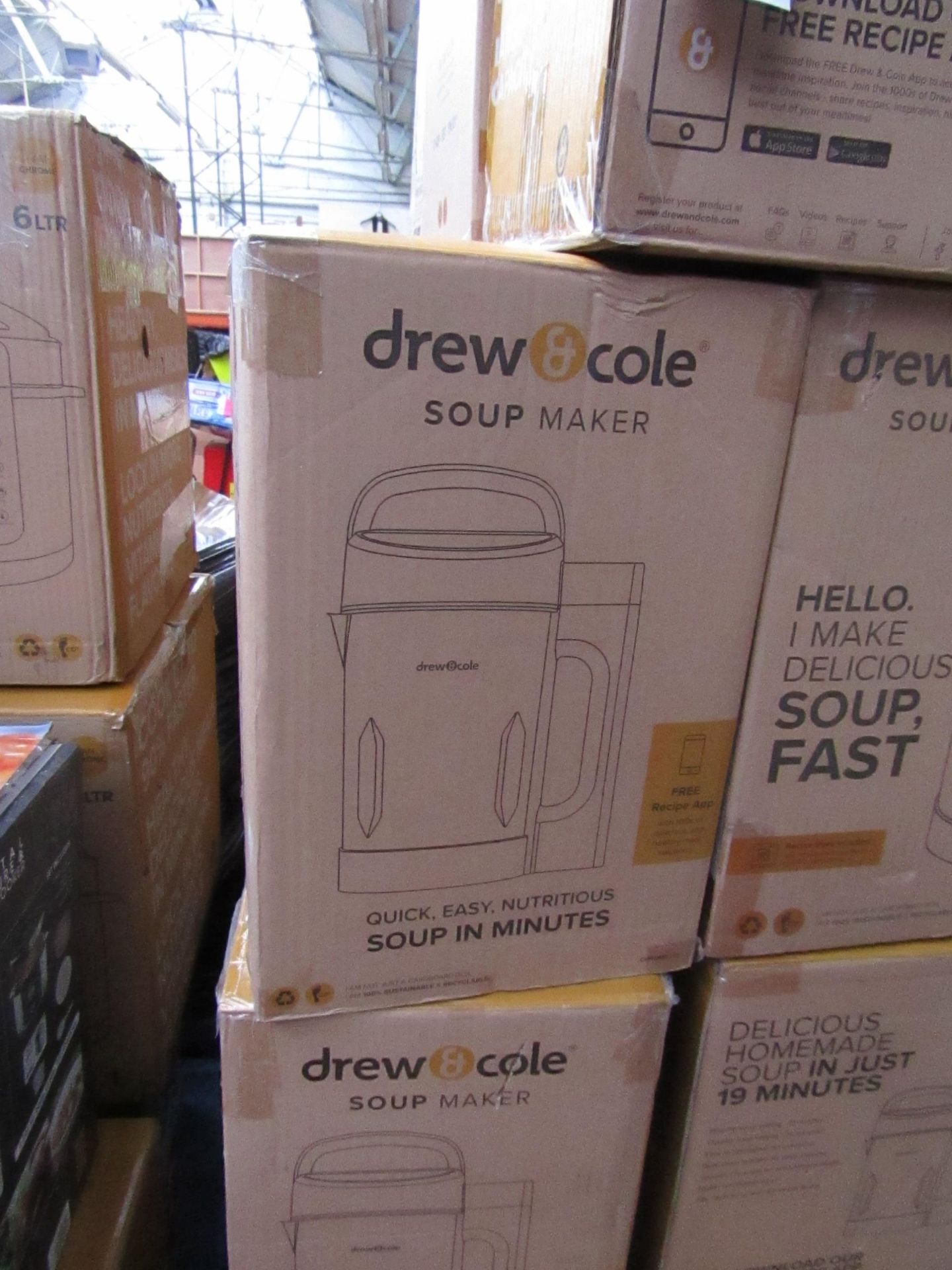 | 7X | DREW AND COLE SOUP CHEF | BOXED AND UNCHECKED | NO ONLINE RESALE | SKU C5060541516809 |