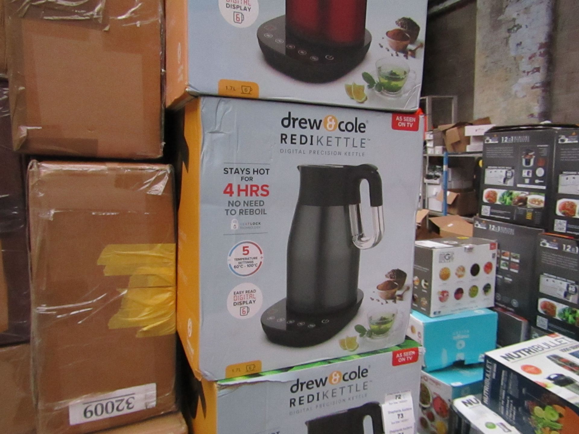 | 5X | DREW AND COLE REDI KETTLE | UNCHECKED AND BOXED | NO ONLINE RESALE | SKU C5060541513587 | RRP