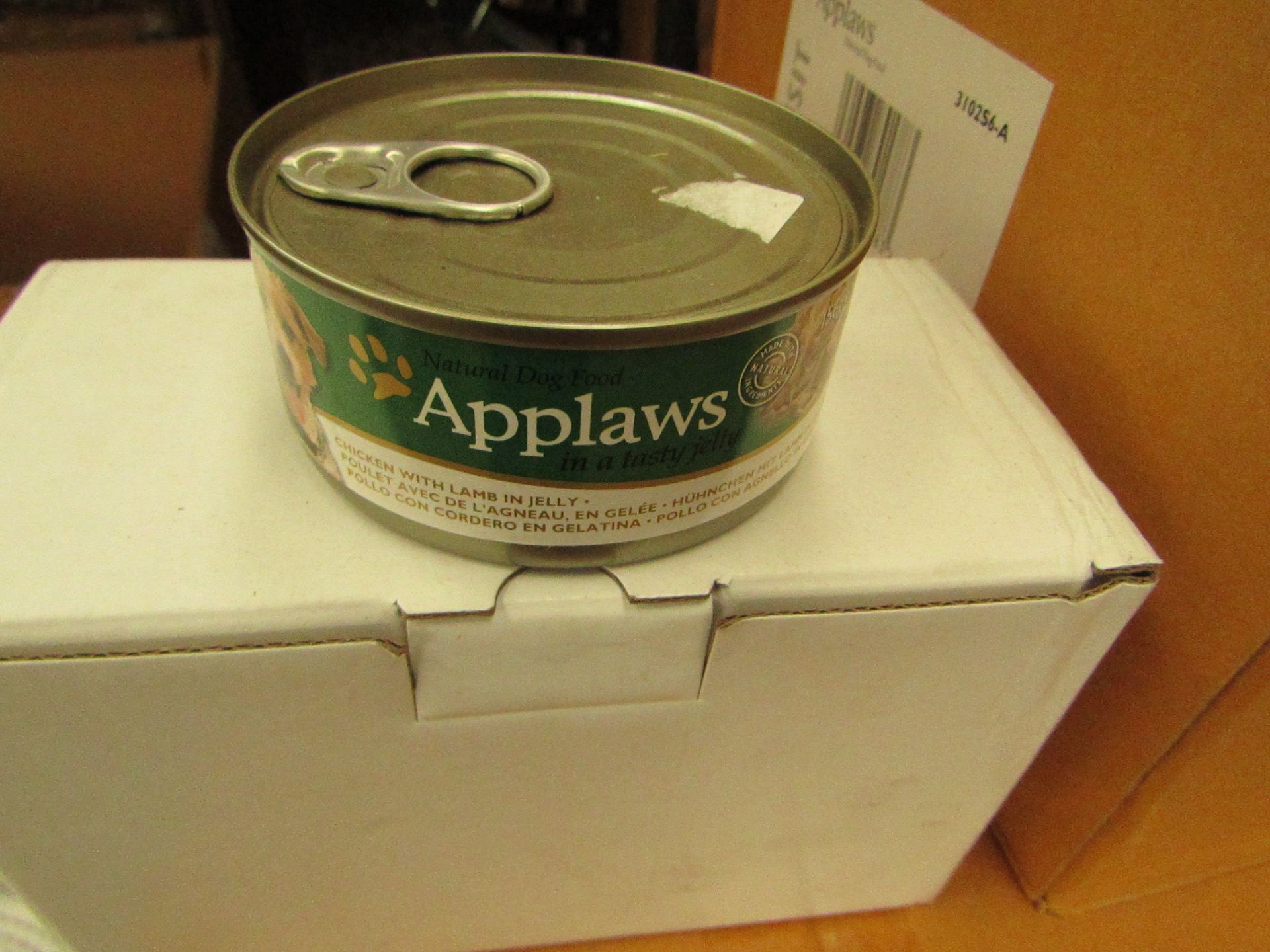 1x box of Applaws Chicken with Lamb in Jelly (Dog food) (12x6x156g=11232g) - New & Boxed.