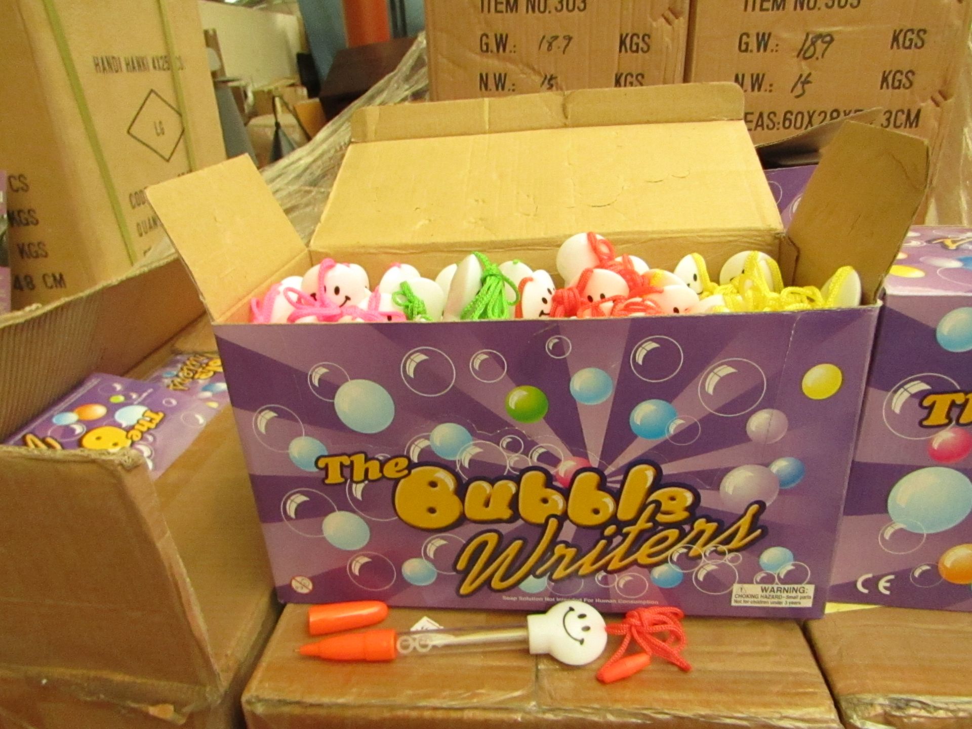 2 x Boxes of 48 per box The Bubble Writers Pens - Boxed.