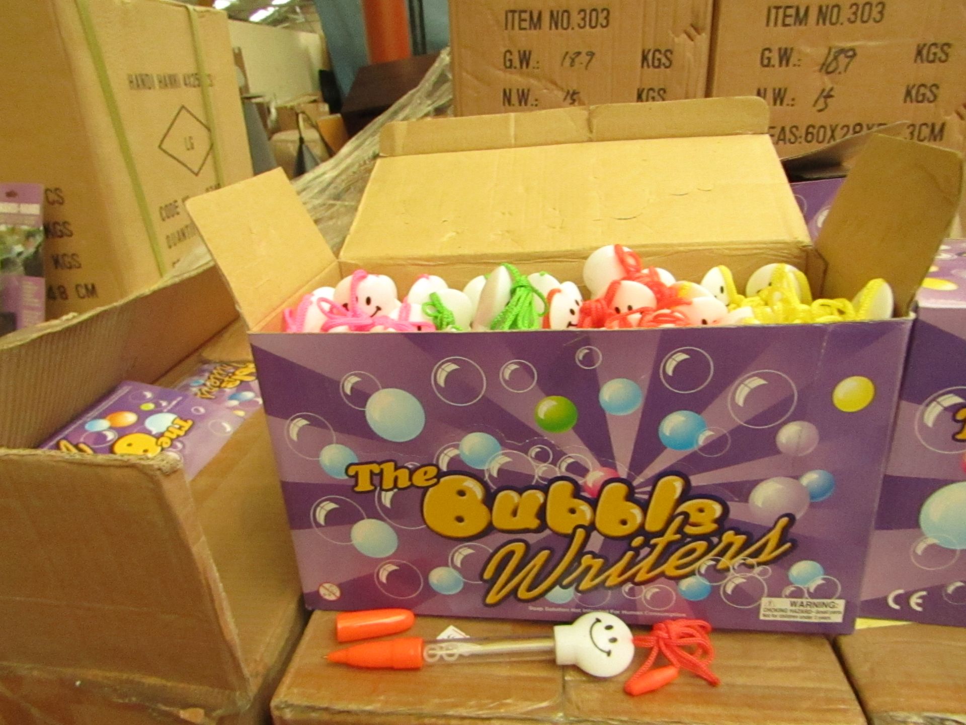 2 x Boxes of 48 per box The Bubble Writers Pens - Boxed.