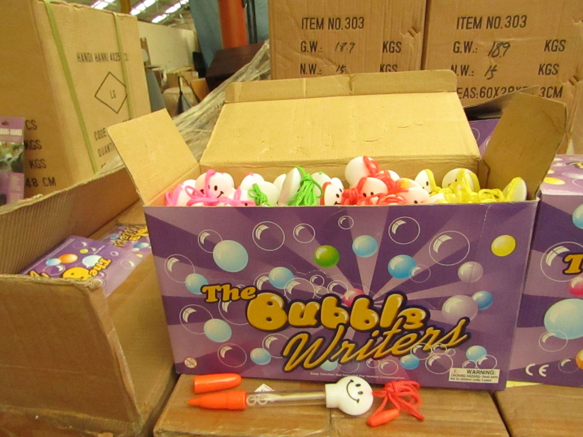 2 x Boxes of 48 per box The Bubble Writers Pens - Boxed.