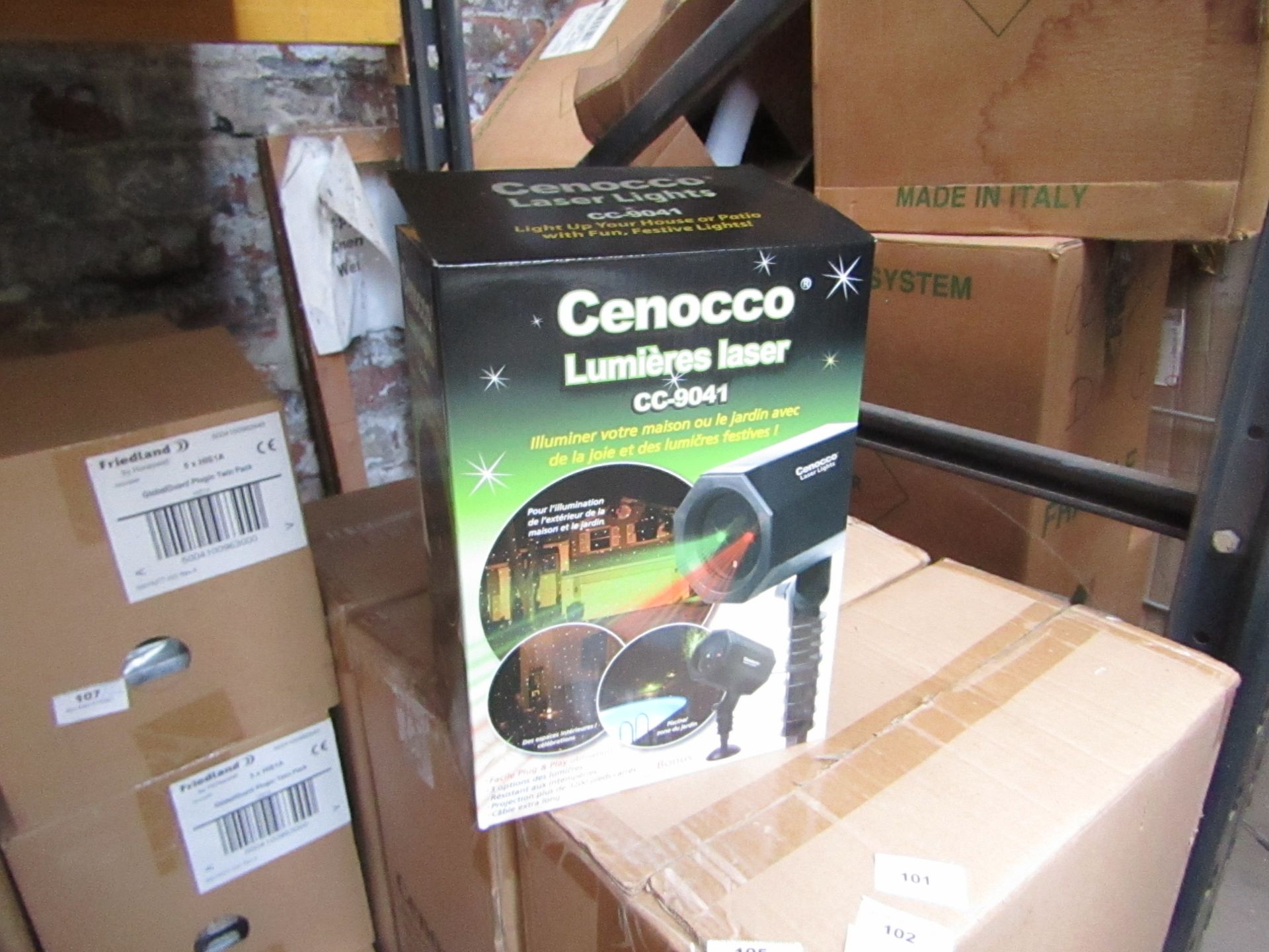 Cenocco laser light, looks unused and boxed