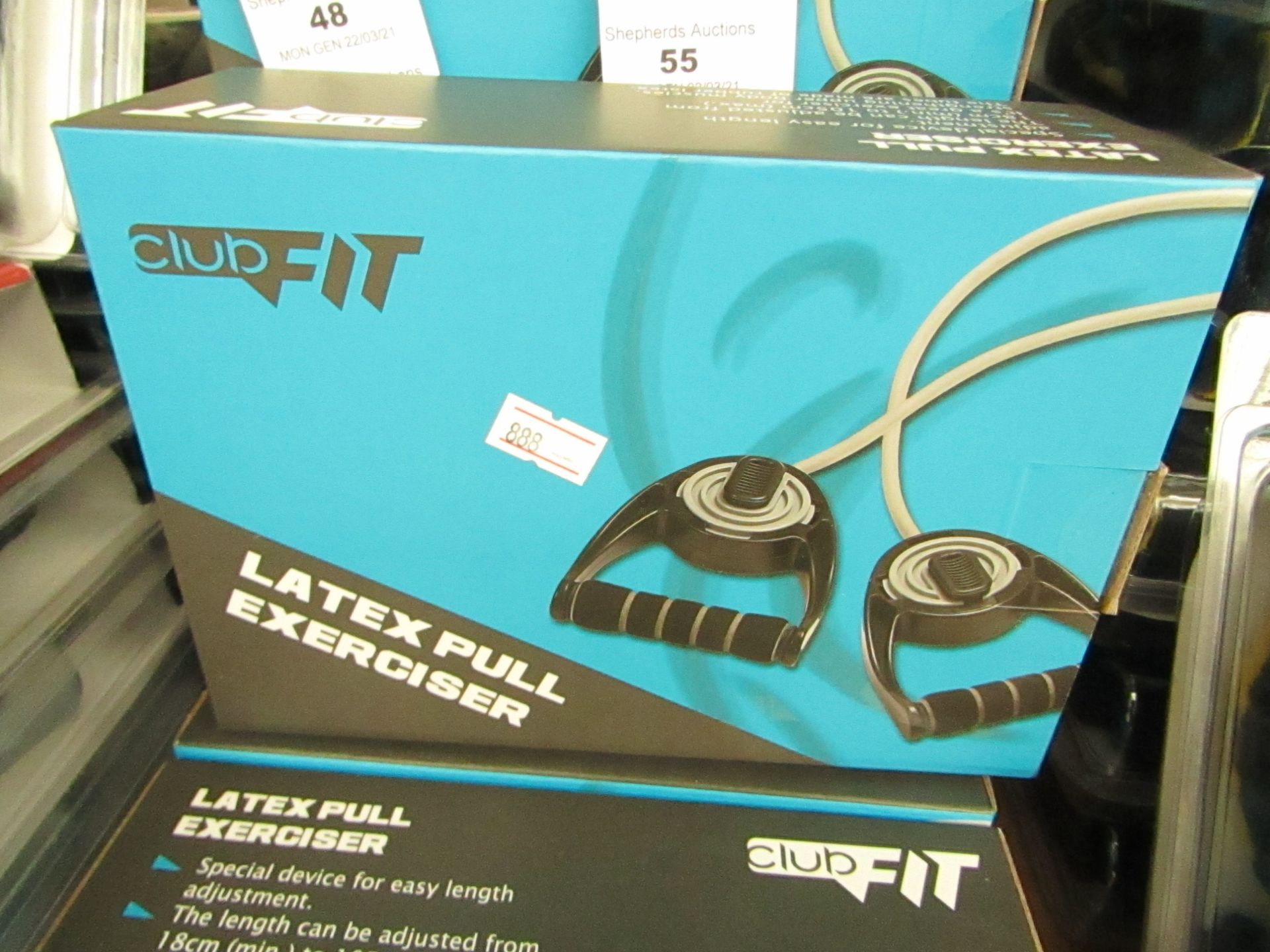 ClubFit - Latex Pull Exerciser - New & Boxed.