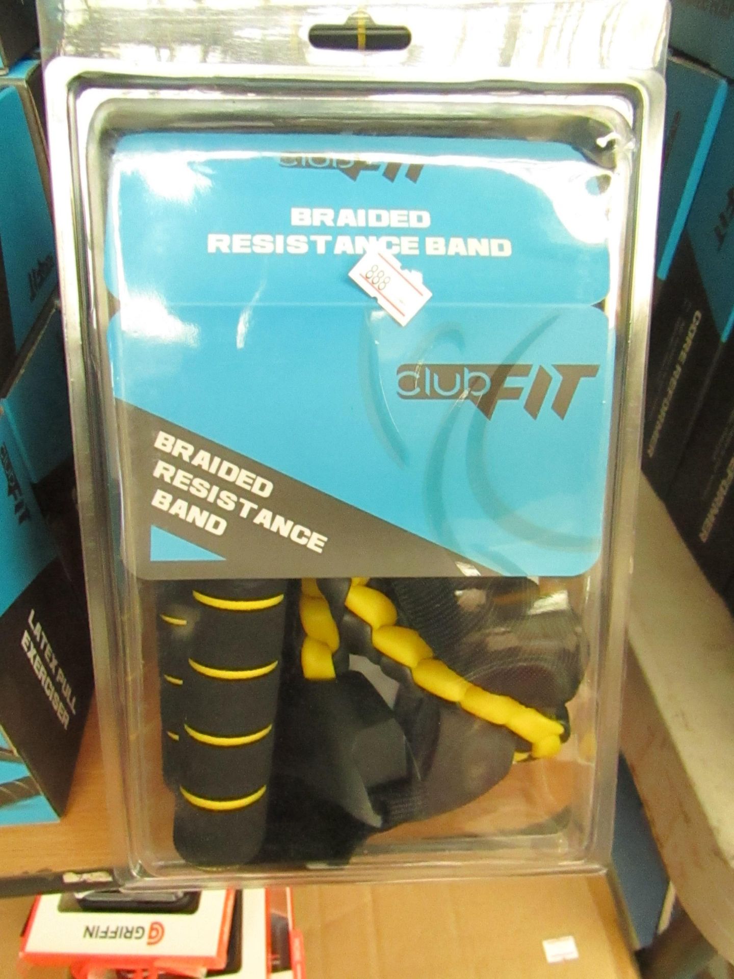 ClubFit - Braided Resistance Band - New & Packaged.