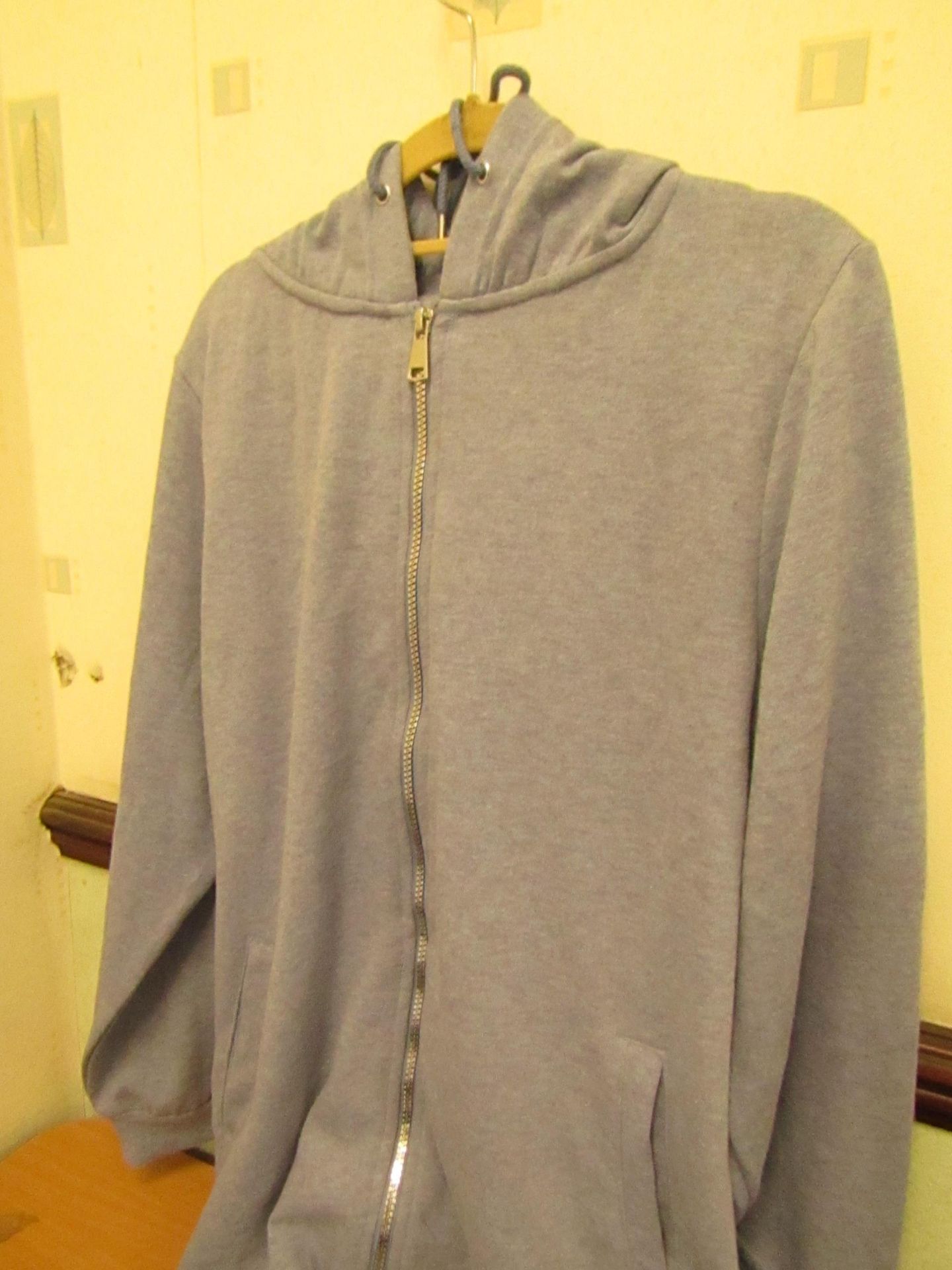 Basic Long Zip Hoody Ladies Size 20 to 22 Blue New Packaged