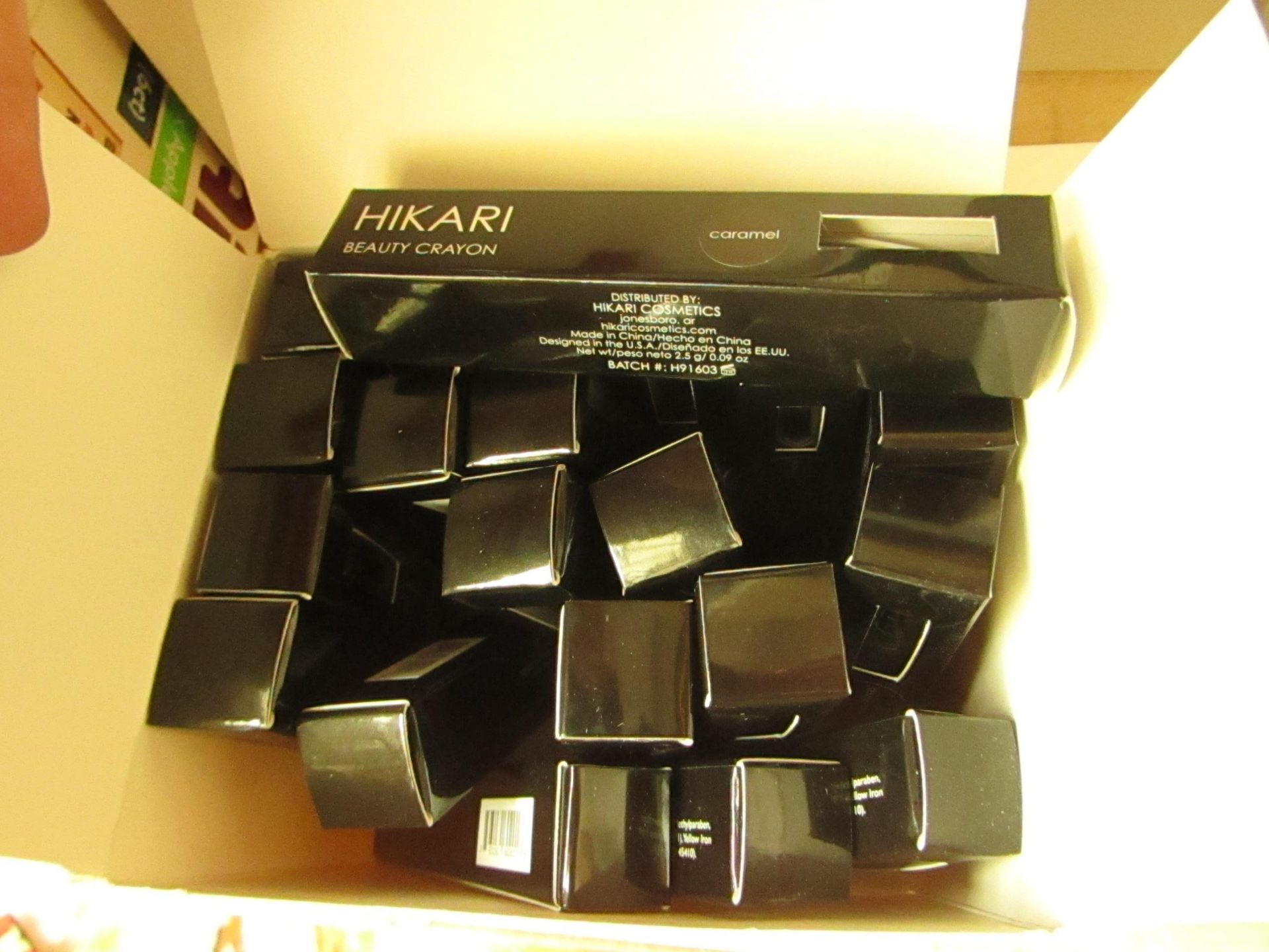 Box of Approx 20x Cruely Free - Hikari Caramel Beauty Crayon - New & Boxed.
